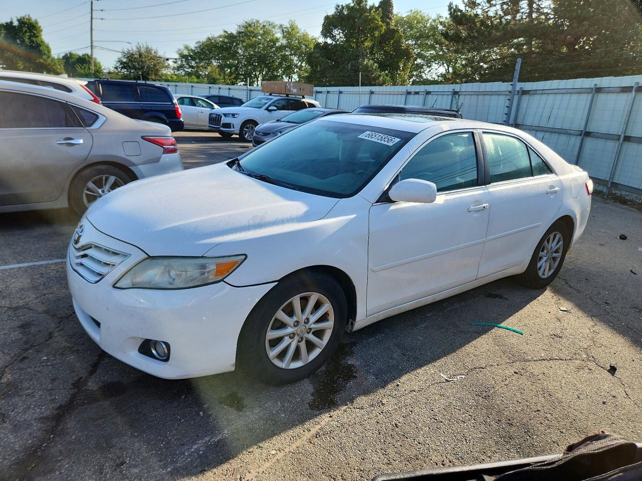 2011 Toyota Camry Xle White vin: 4T4BF3EK0BR093148