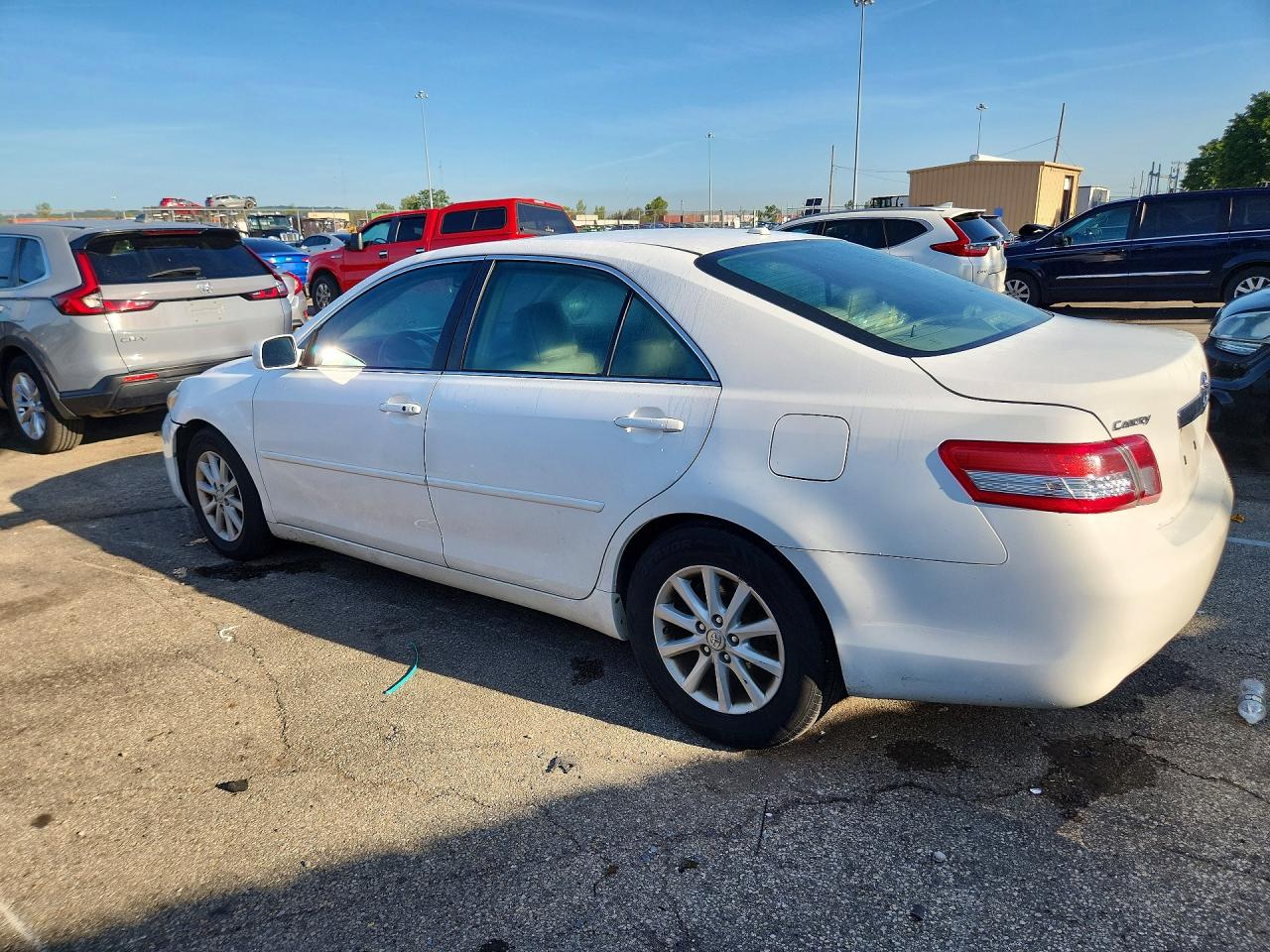 2011 Toyota Camry Xle White vin: 4T4BF3EK0BR093148