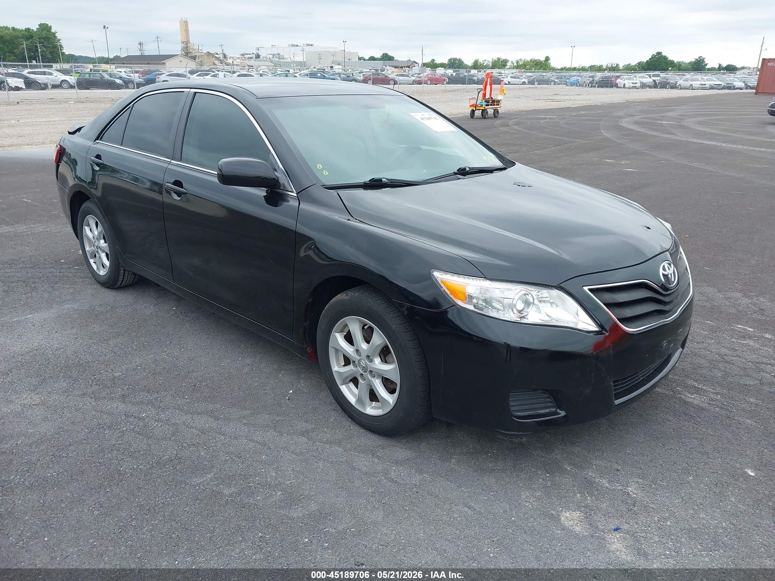 2011 Toyota Camry Le Black vin: 4T4BF3EK0BR128402