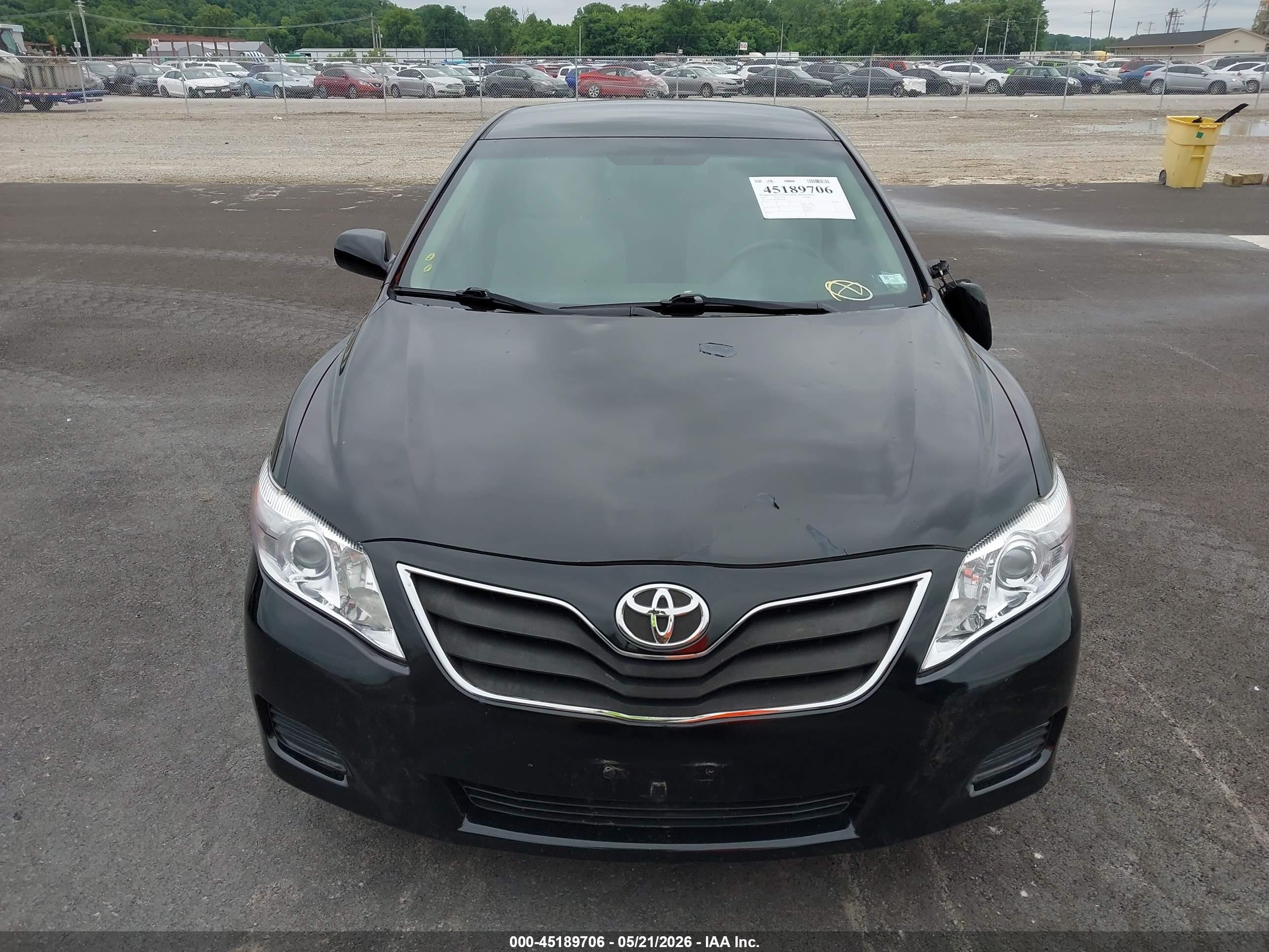 2011 Toyota Camry Le Black vin: 4T4BF3EK0BR128402