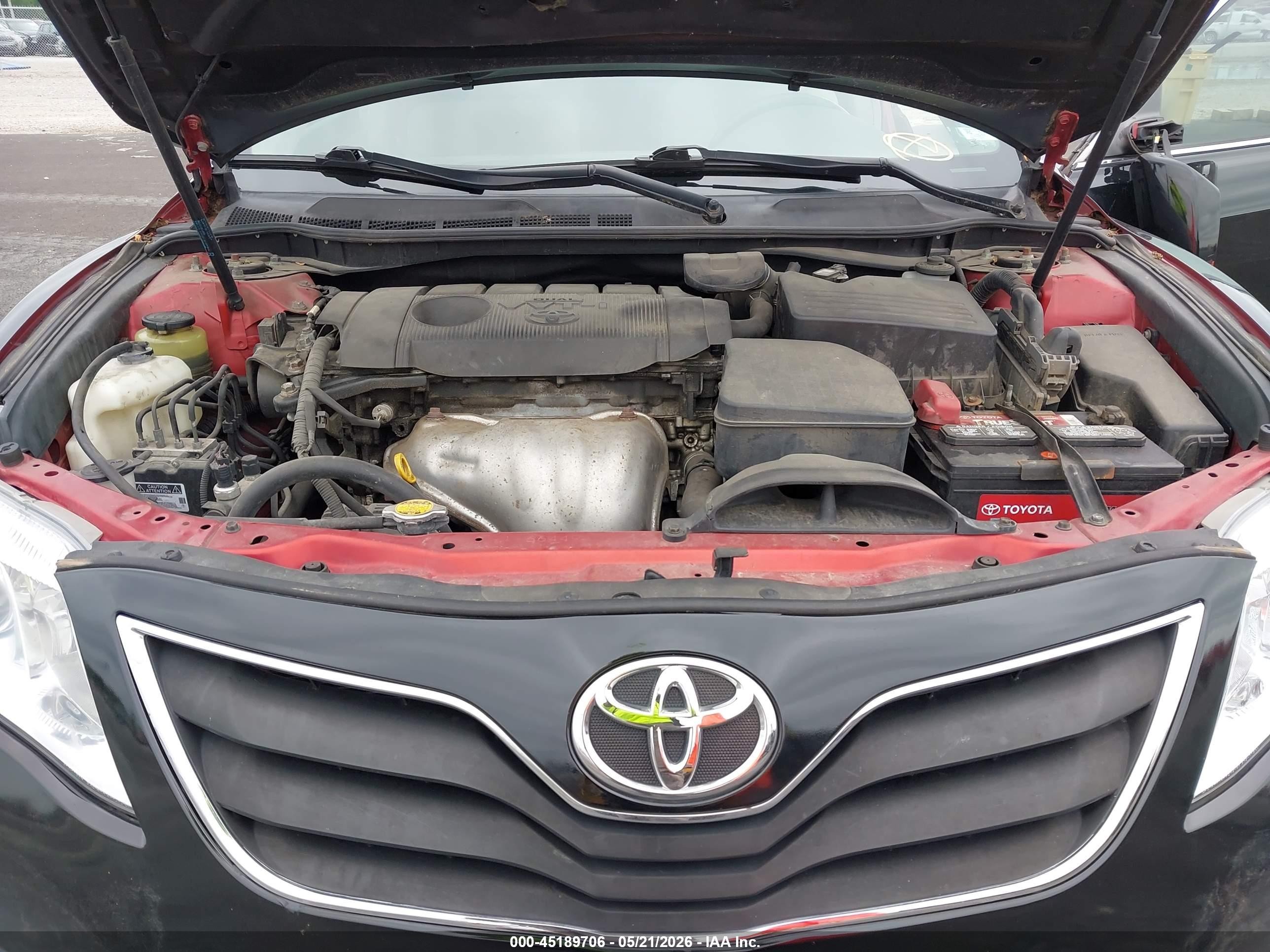 2011 Toyota Camry Le Black vin: 4T4BF3EK0BR128402