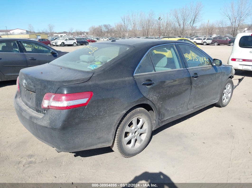 2011 Toyota Camry Le Black vin: 4T4BF3EK0BR128982