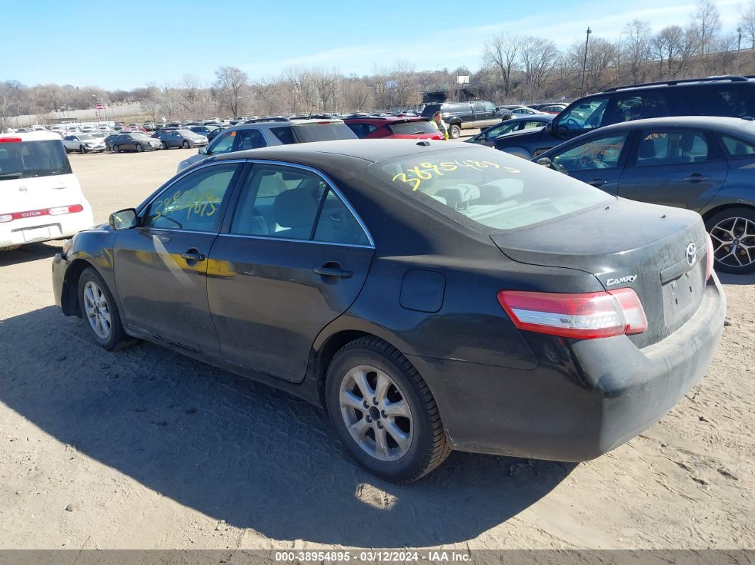 2011 Toyota Camry Le Black vin: 4T4BF3EK0BR128982