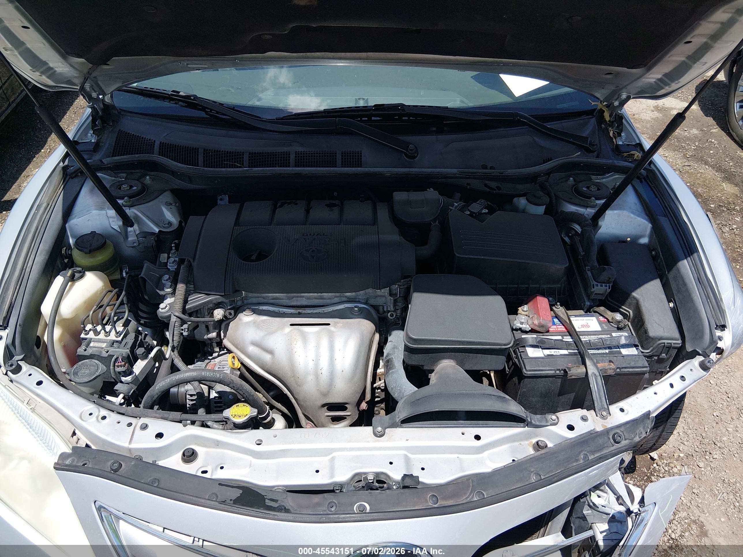 2011 Toyota Camry Le Серебряный vin: 4T4BF3EK0BR163702