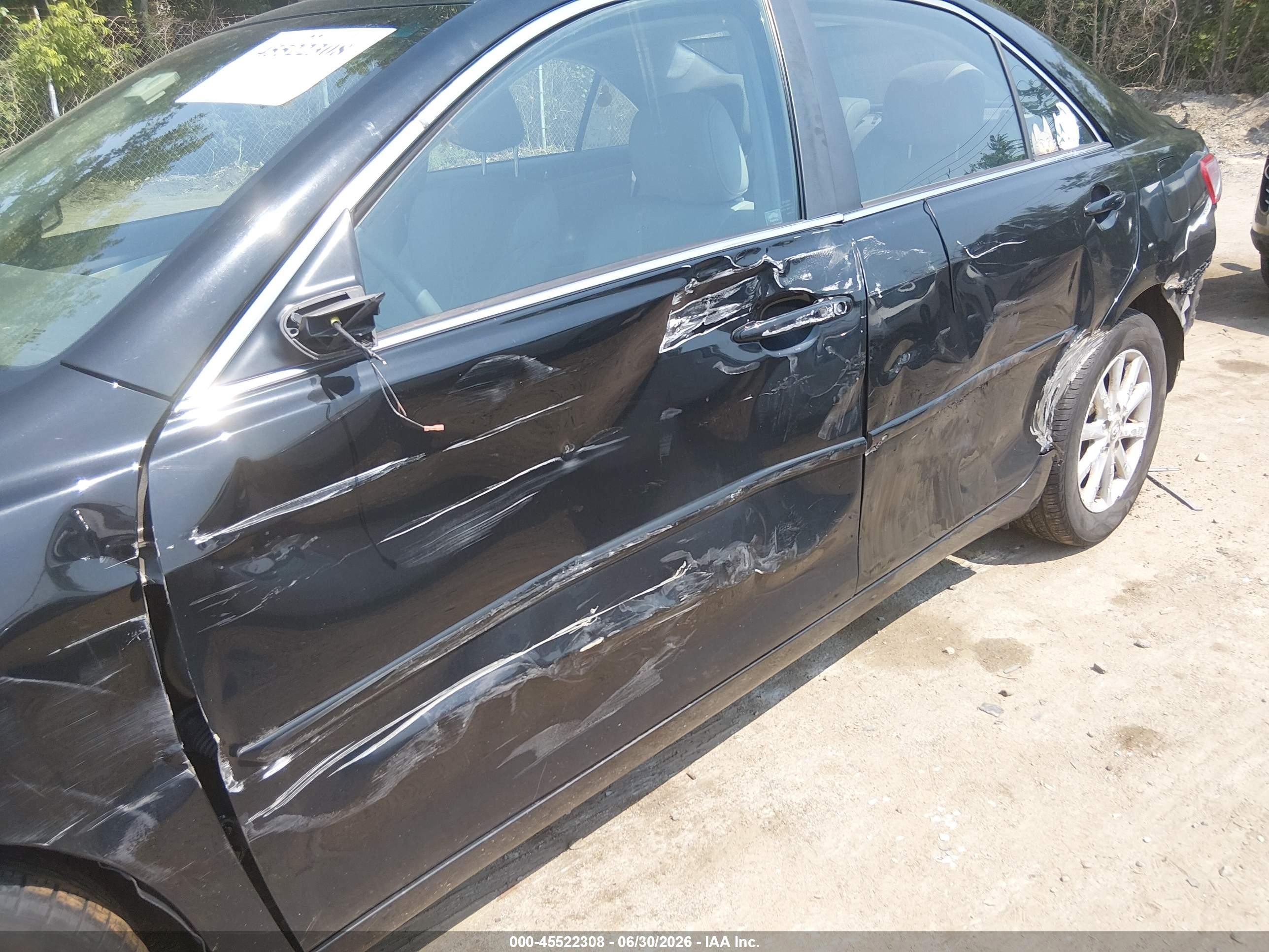 2011 Toyota Camry Xle Black vin: 4T4BF3EK0BR198790