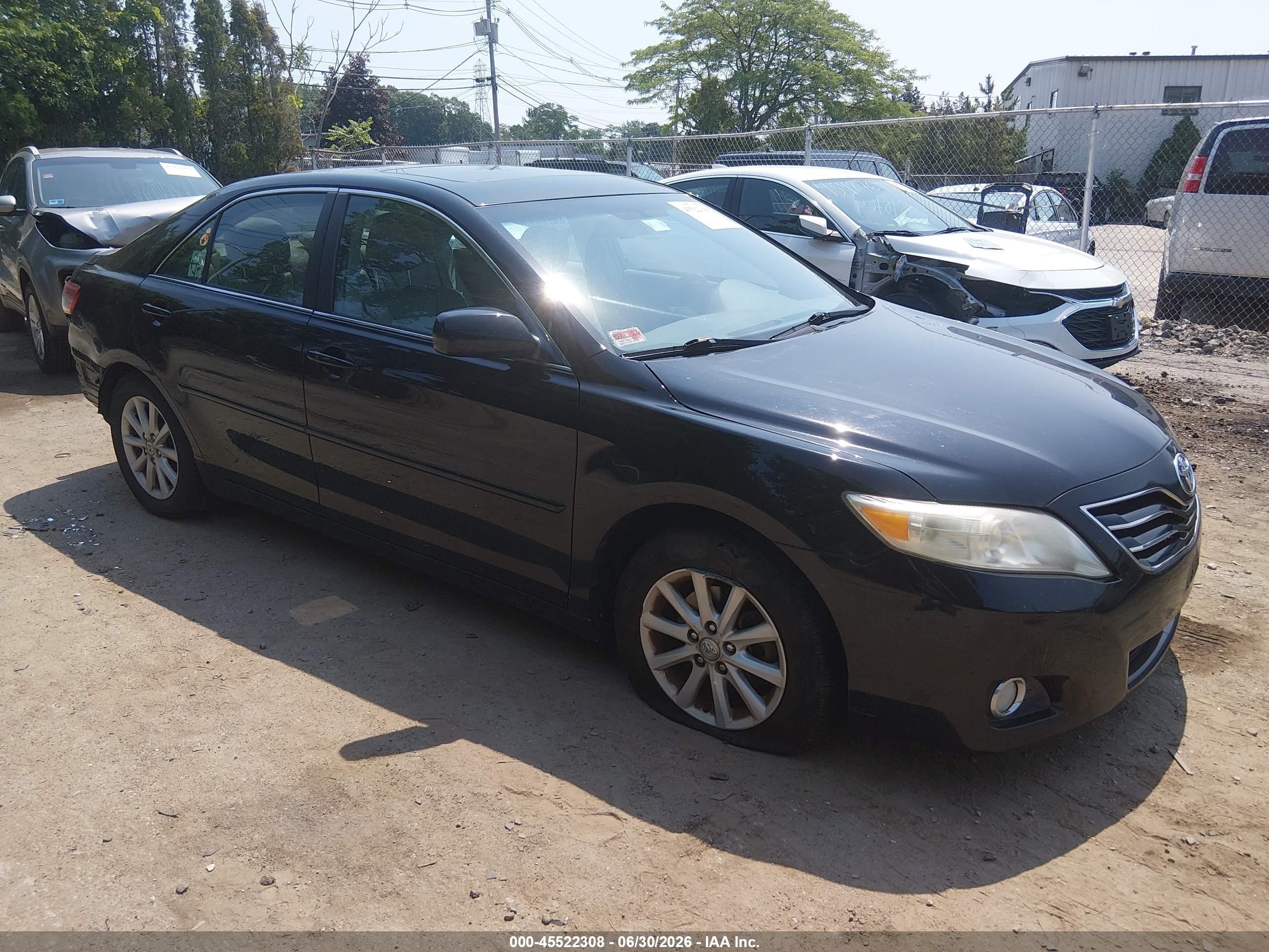 2011 Toyota Camry Xle Black vin: 4T4BF3EK0BR198790