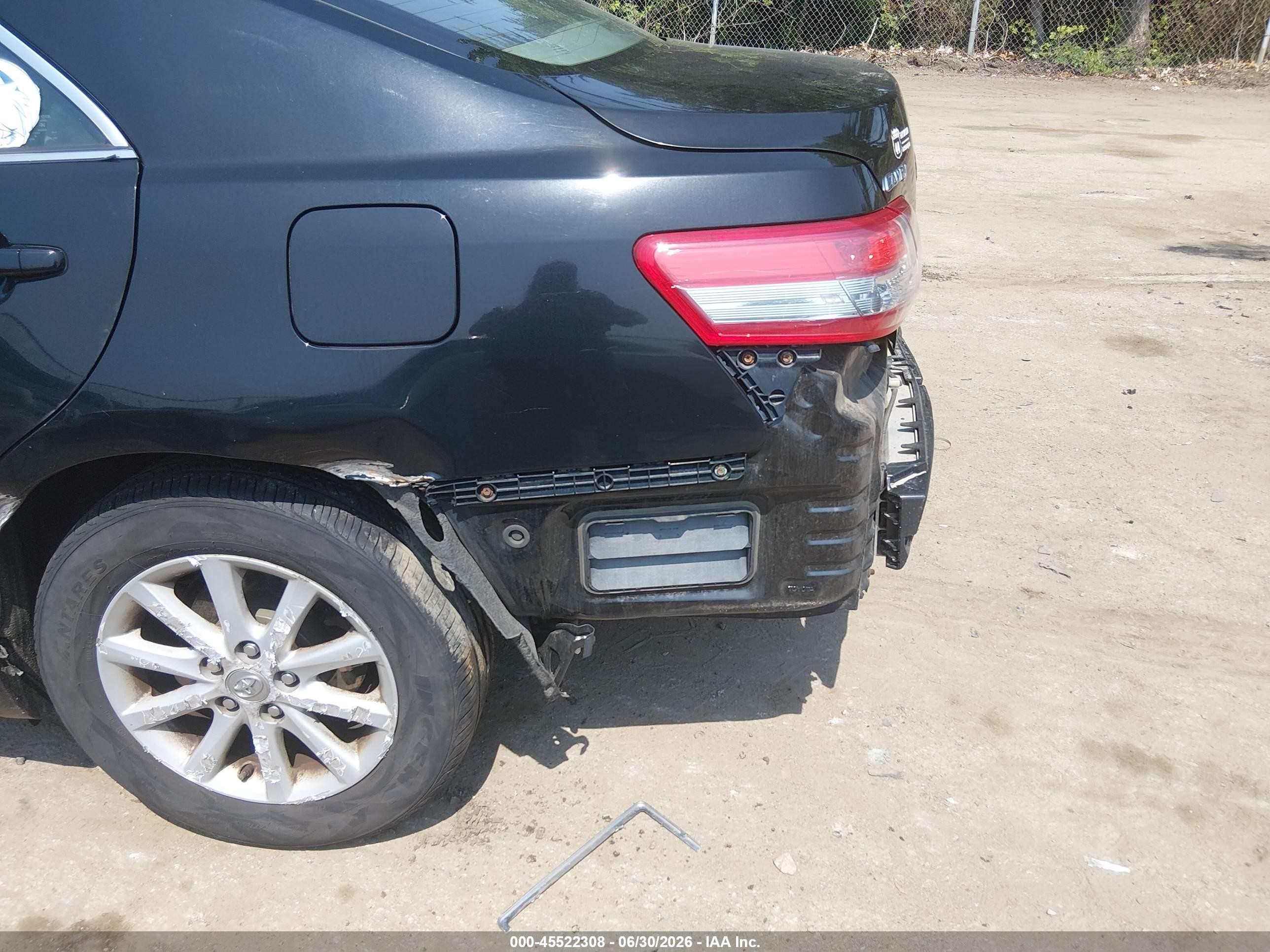 2011 Toyota Camry Xle Black vin: 4T4BF3EK0BR198790