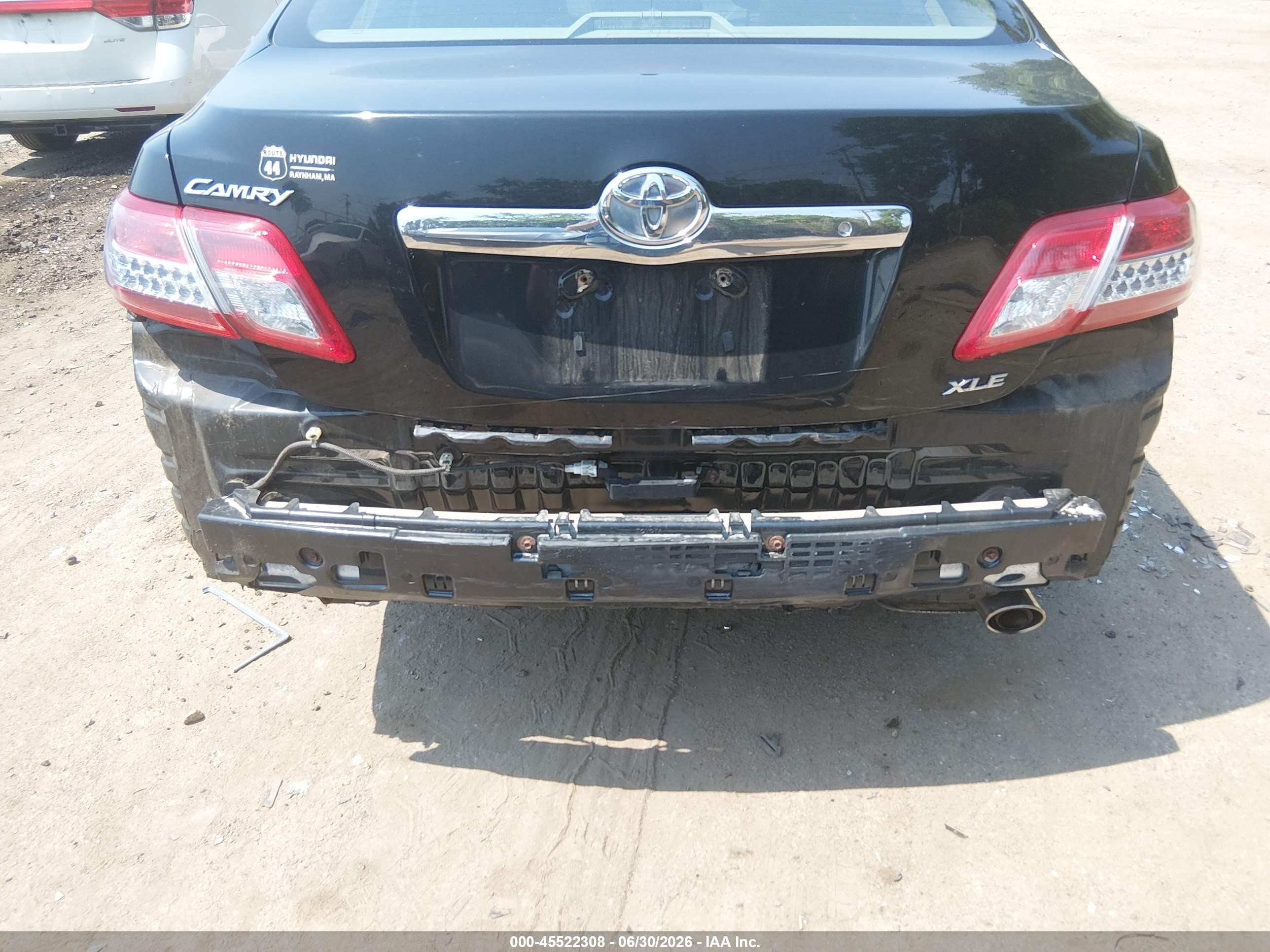 2011 Toyota Camry Xle Black vin: 4T4BF3EK0BR198790