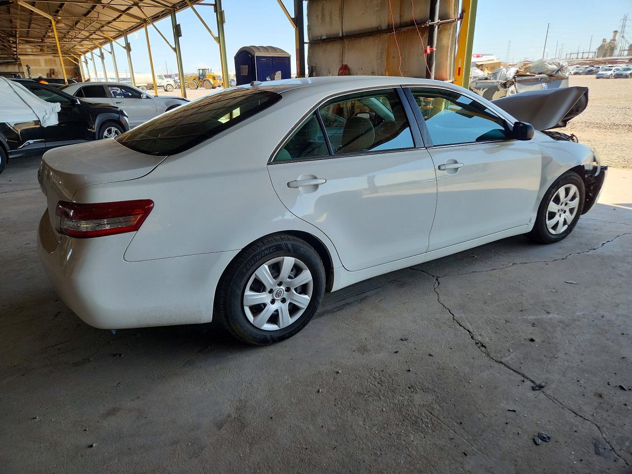 2011 Toyota Camry Le White vin: 4T4BF3EK0BR199440