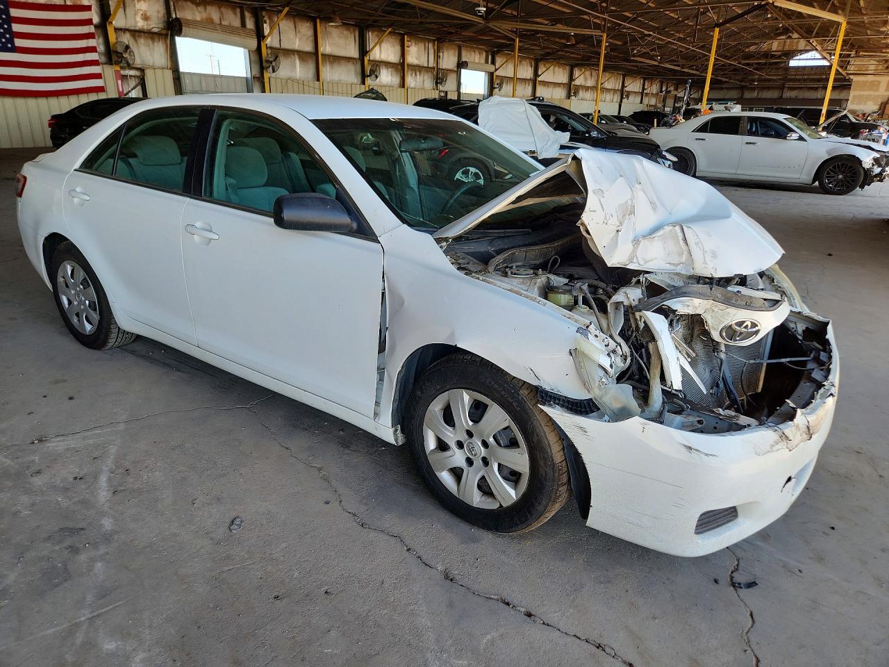 2011 Toyota Camry Le White vin: 4T4BF3EK0BR199440