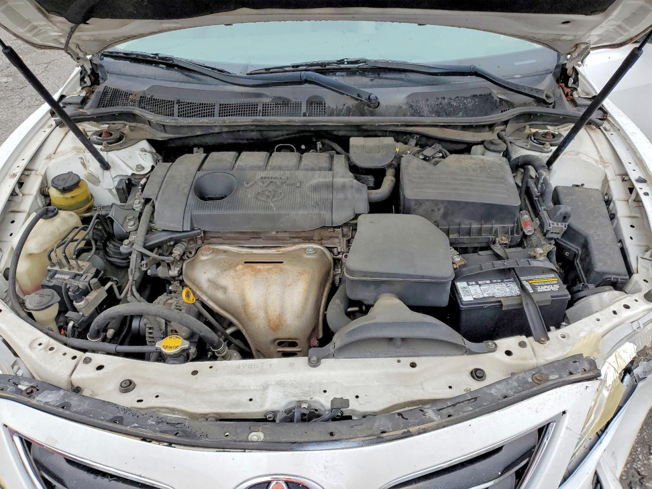 2011 Toyota Camry Base White vin: 4T4BF3EK0BR211652