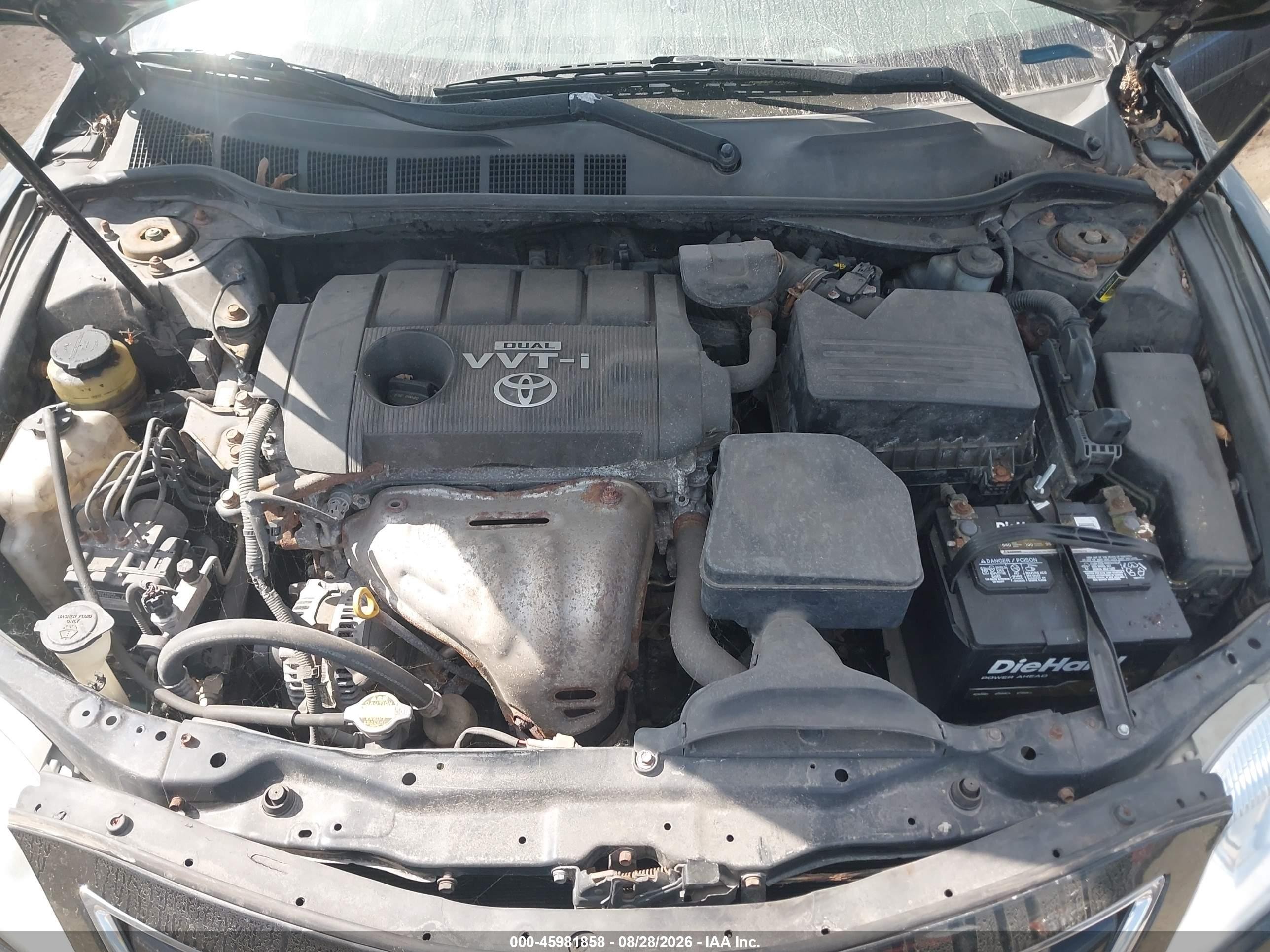2010 Toyota Camry Le Черный vin: 4T4BF3EK1AR008414