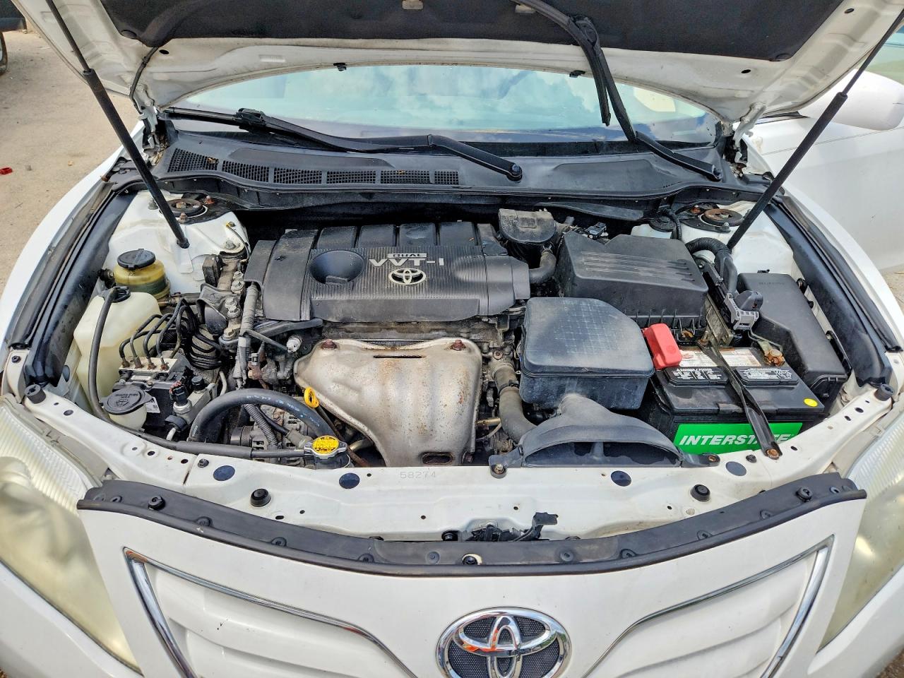2010 Toyota Camry Le White vin: 4T4BF3EK1AR020255