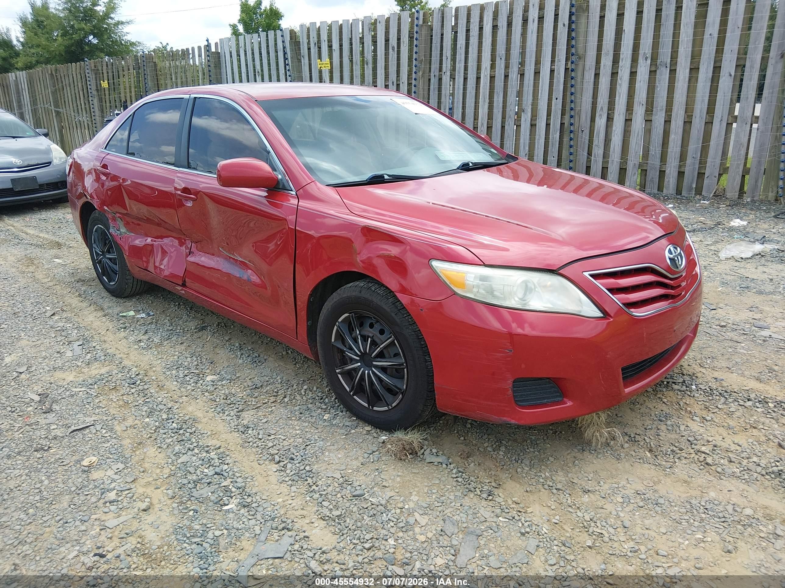 2010 Toyota Camry Se/le/xle Red vin: 4T4BF3EK1AR034723