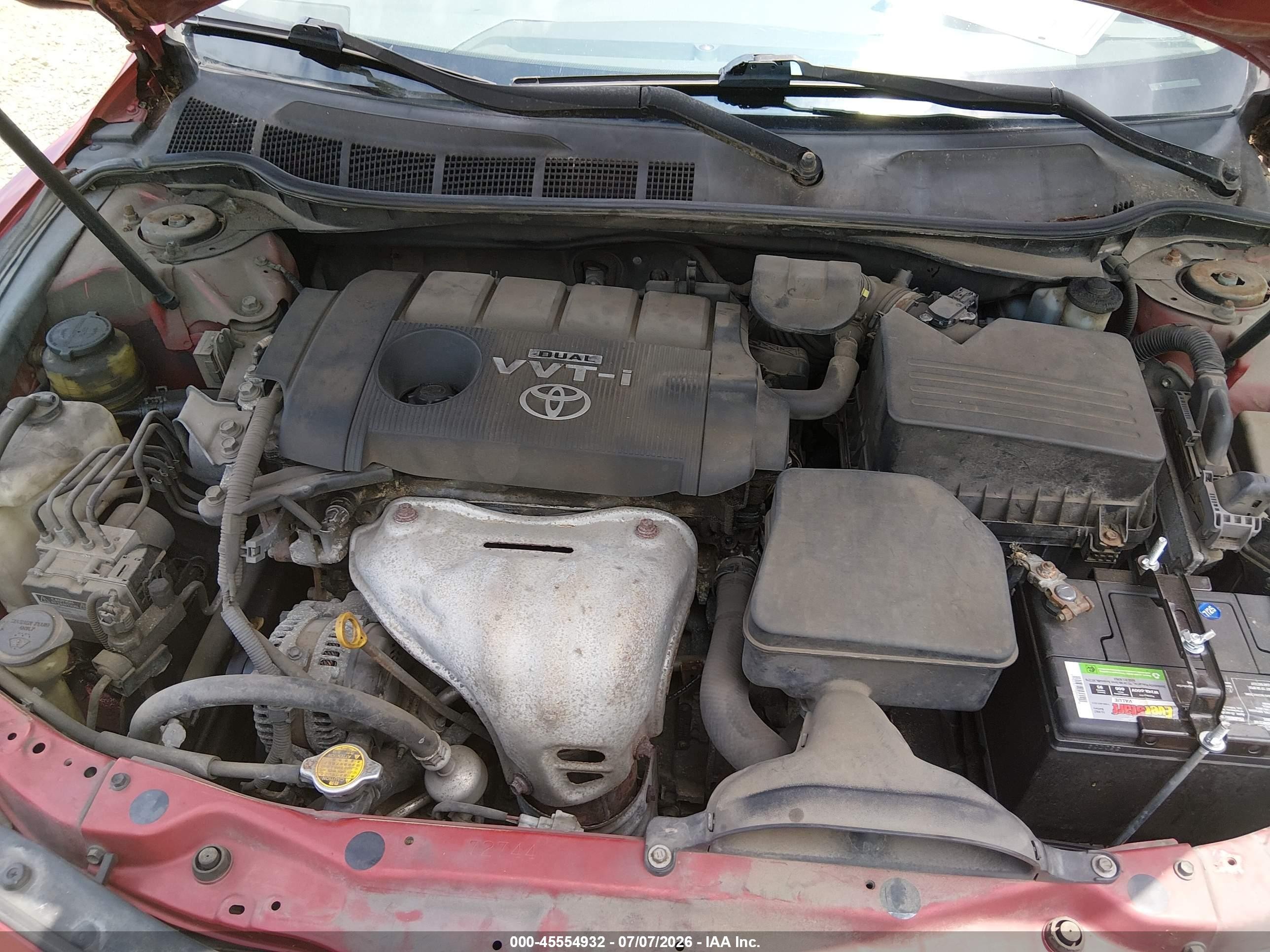 2010 Toyota Camry Se/le/xle Red vin: 4T4BF3EK1AR034723