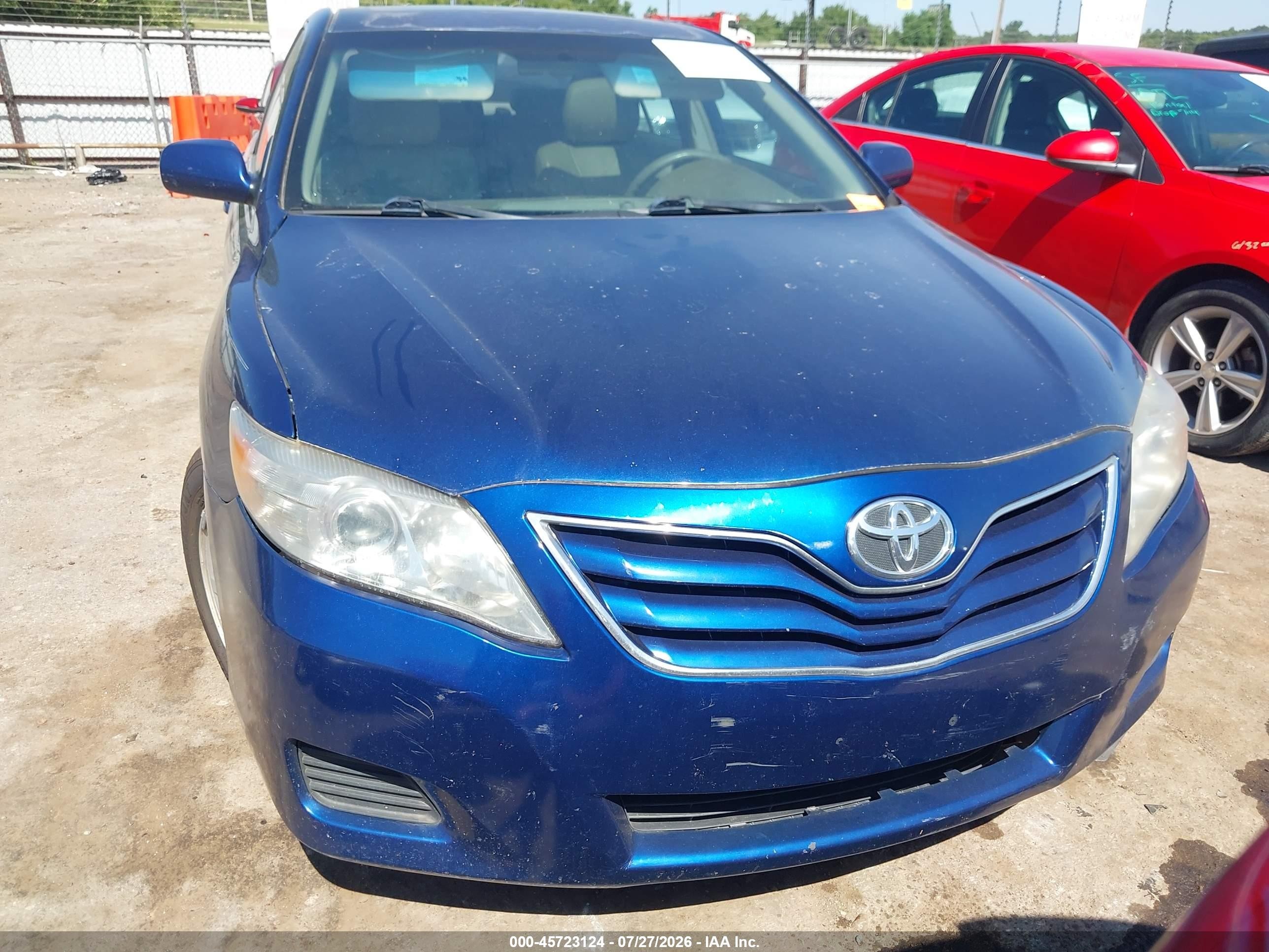 2010 Toyota Camry Se/le/xle Blue vin: 4T4BF3EK1AR038173