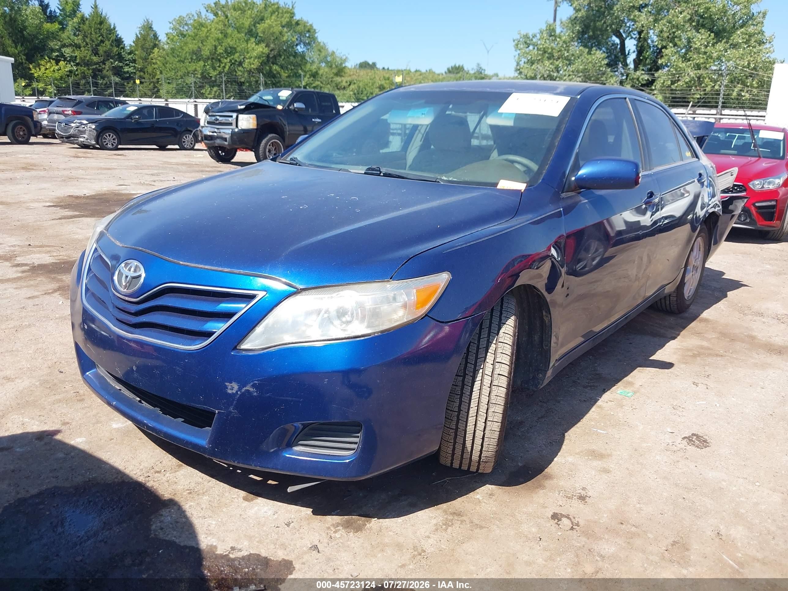 2010 Toyota Camry Se/le/xle Blue vin: 4T4BF3EK1AR038173