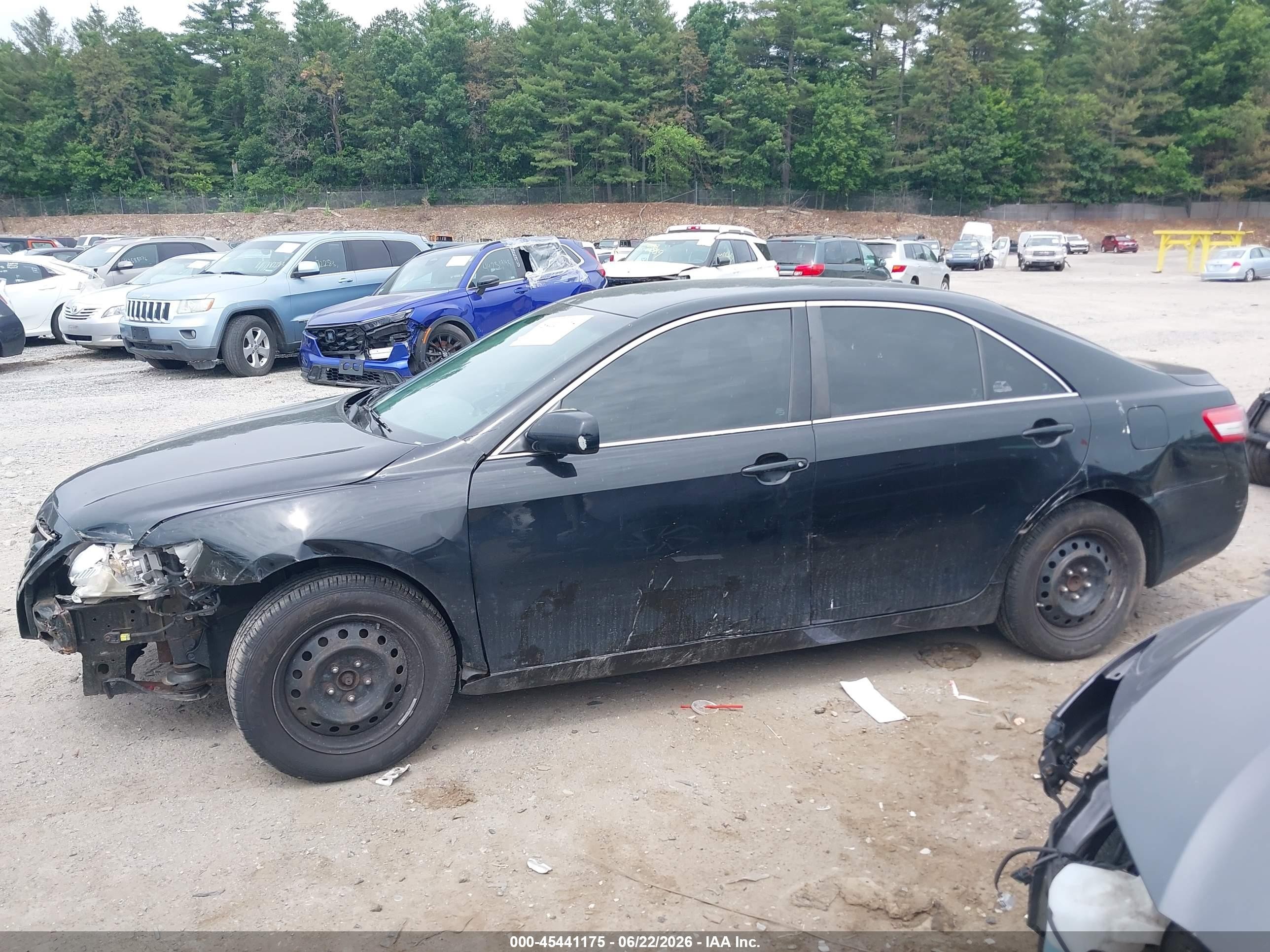 2010 Toyota Camry Le Черный vin: 4T4BF3EK1AR040022