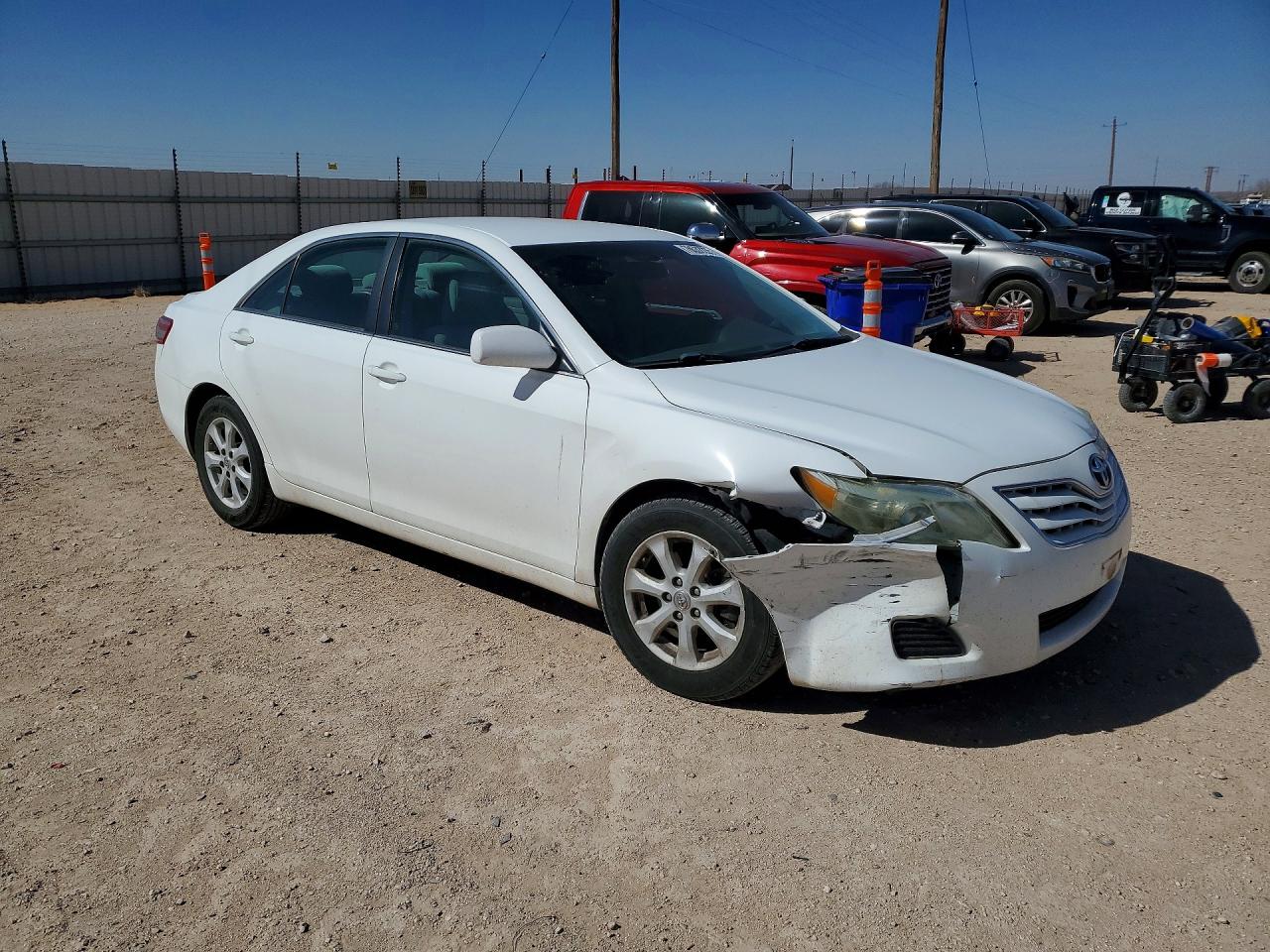 2010 Toyota Camry White vin: 4T4BF3EK1AR076549