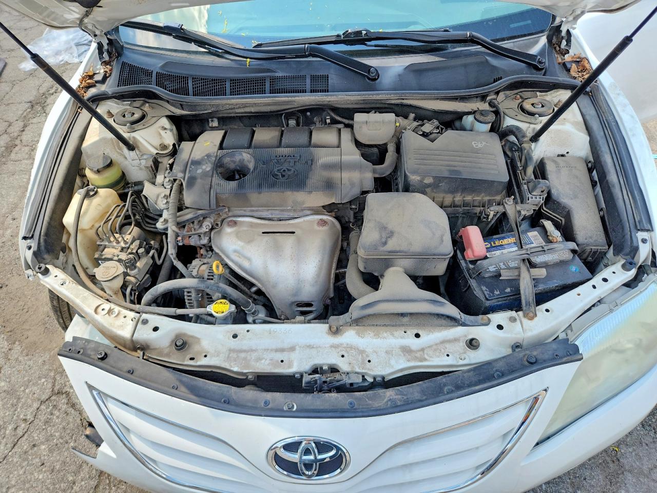 2010 Toyota Camry Le White vin: 4T4BF3EK1AR081301