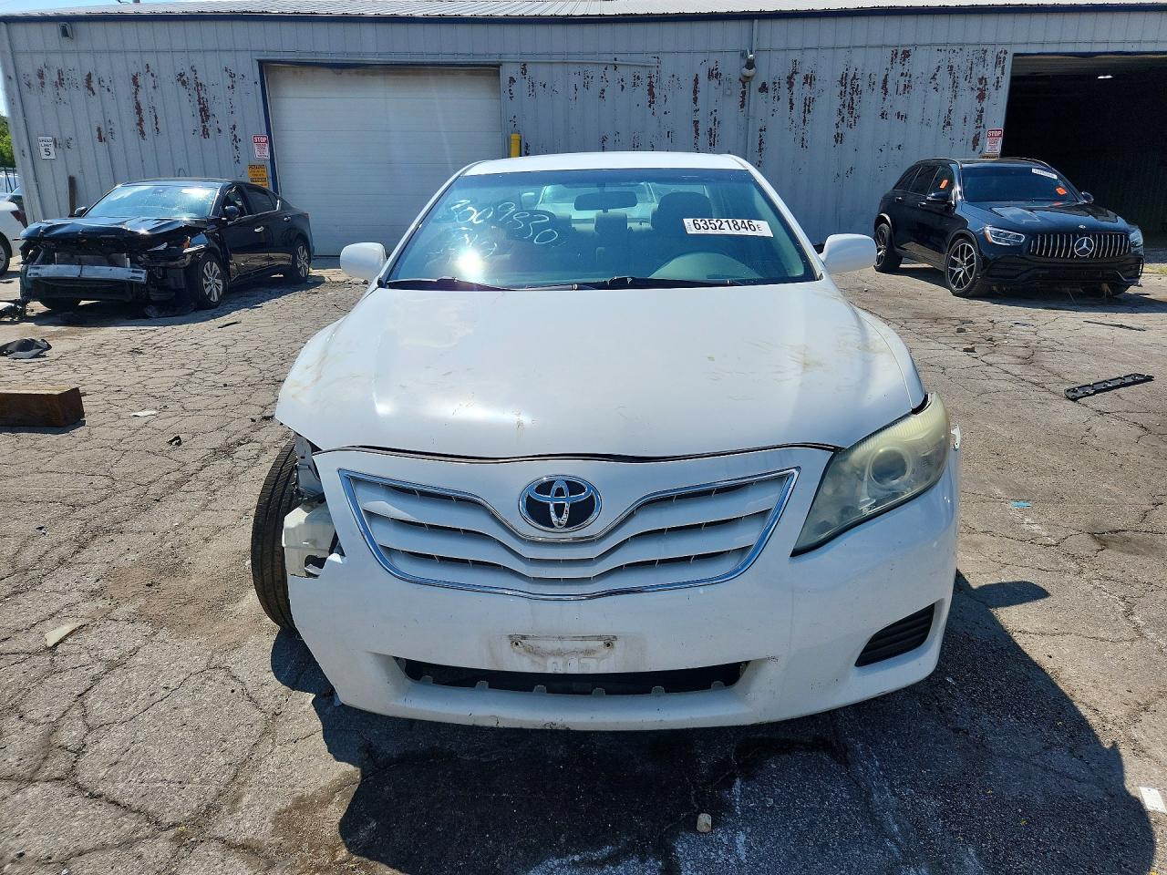 2010 Toyota Camry Le White vin: 4T4BF3EK1AR081301