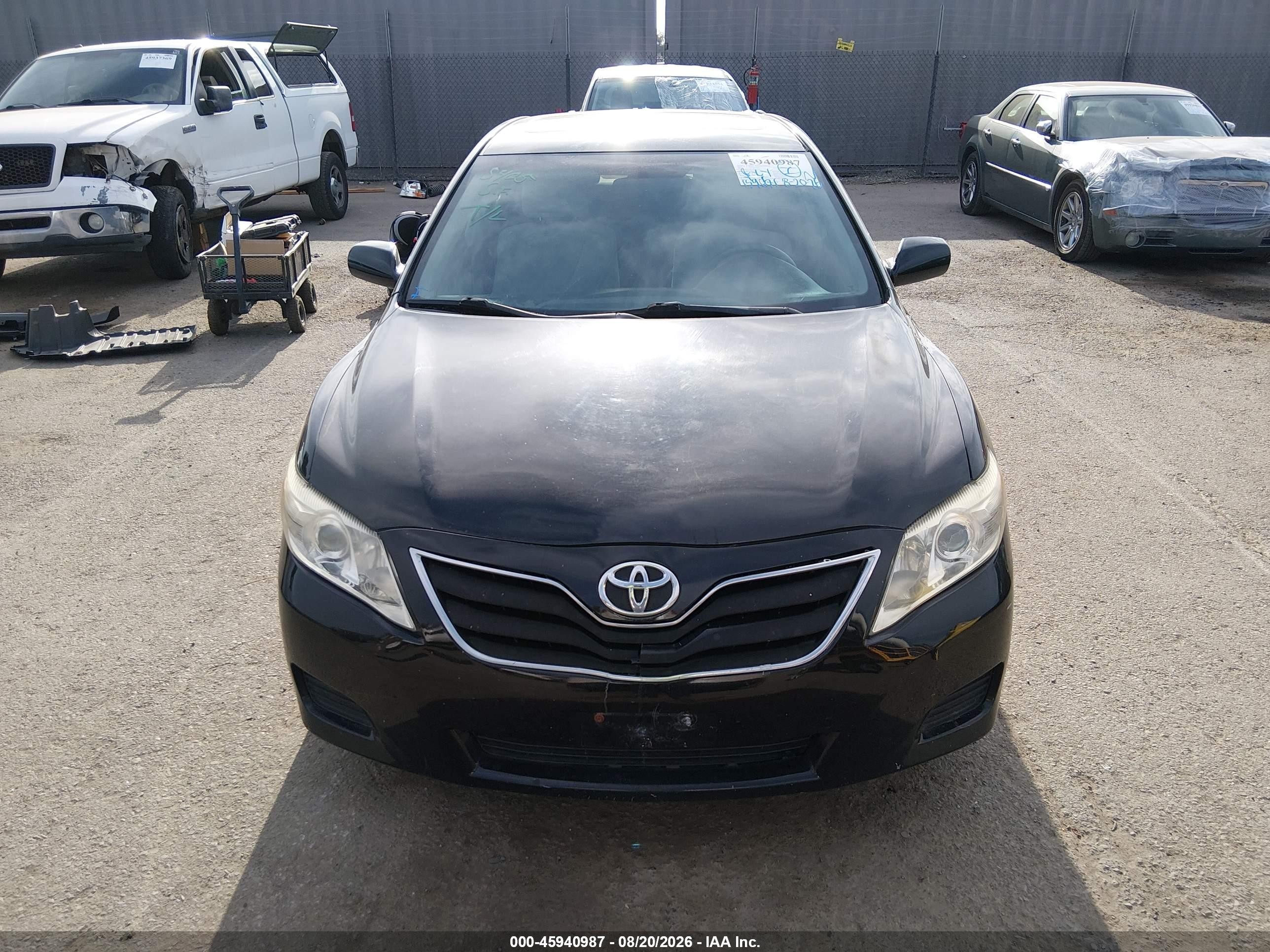 2010 Toyota Camry Le Black vin: 4T4BF3EK1AR082349