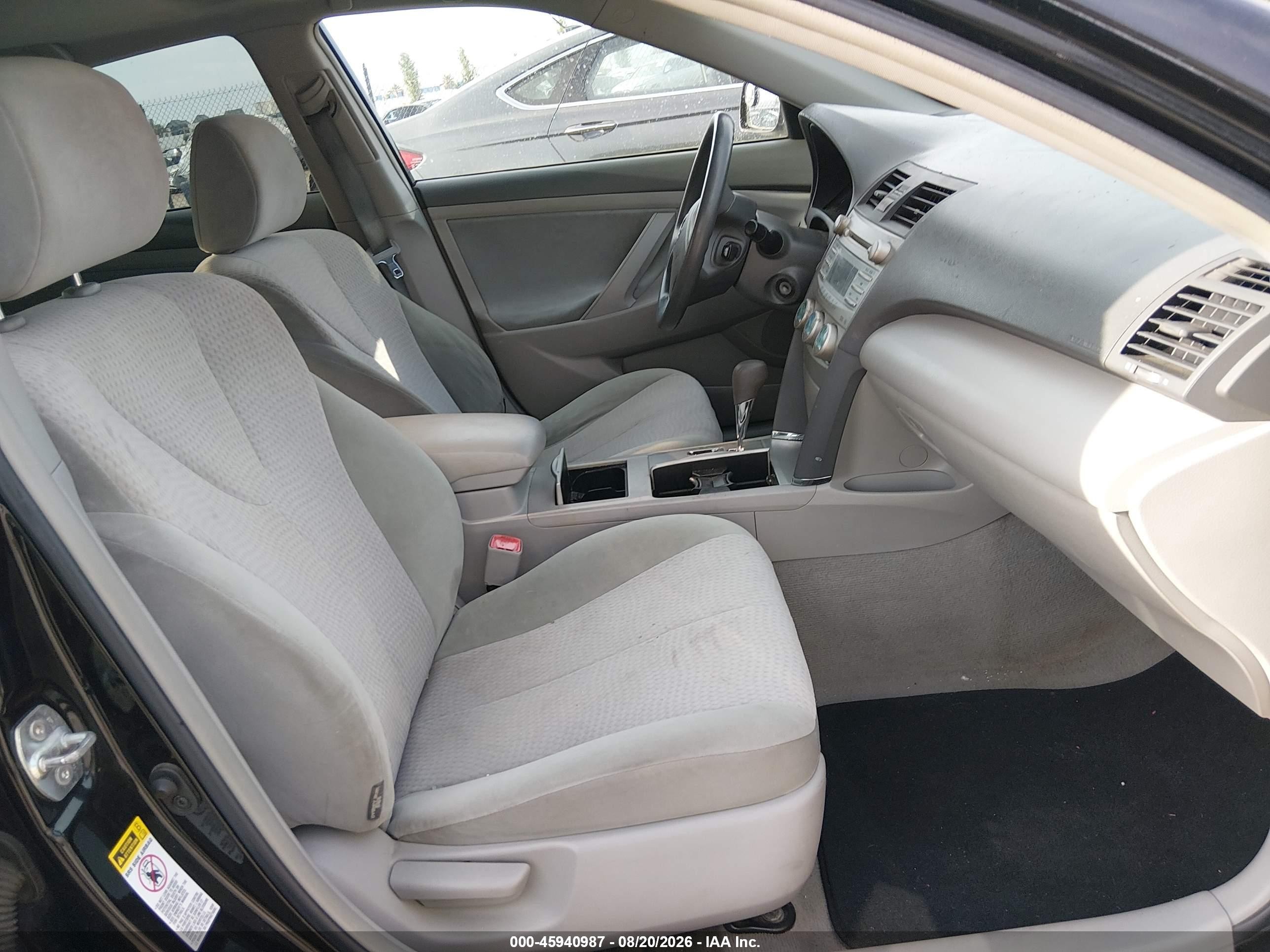 2010 Toyota Camry Le Black vin: 4T4BF3EK1AR082349