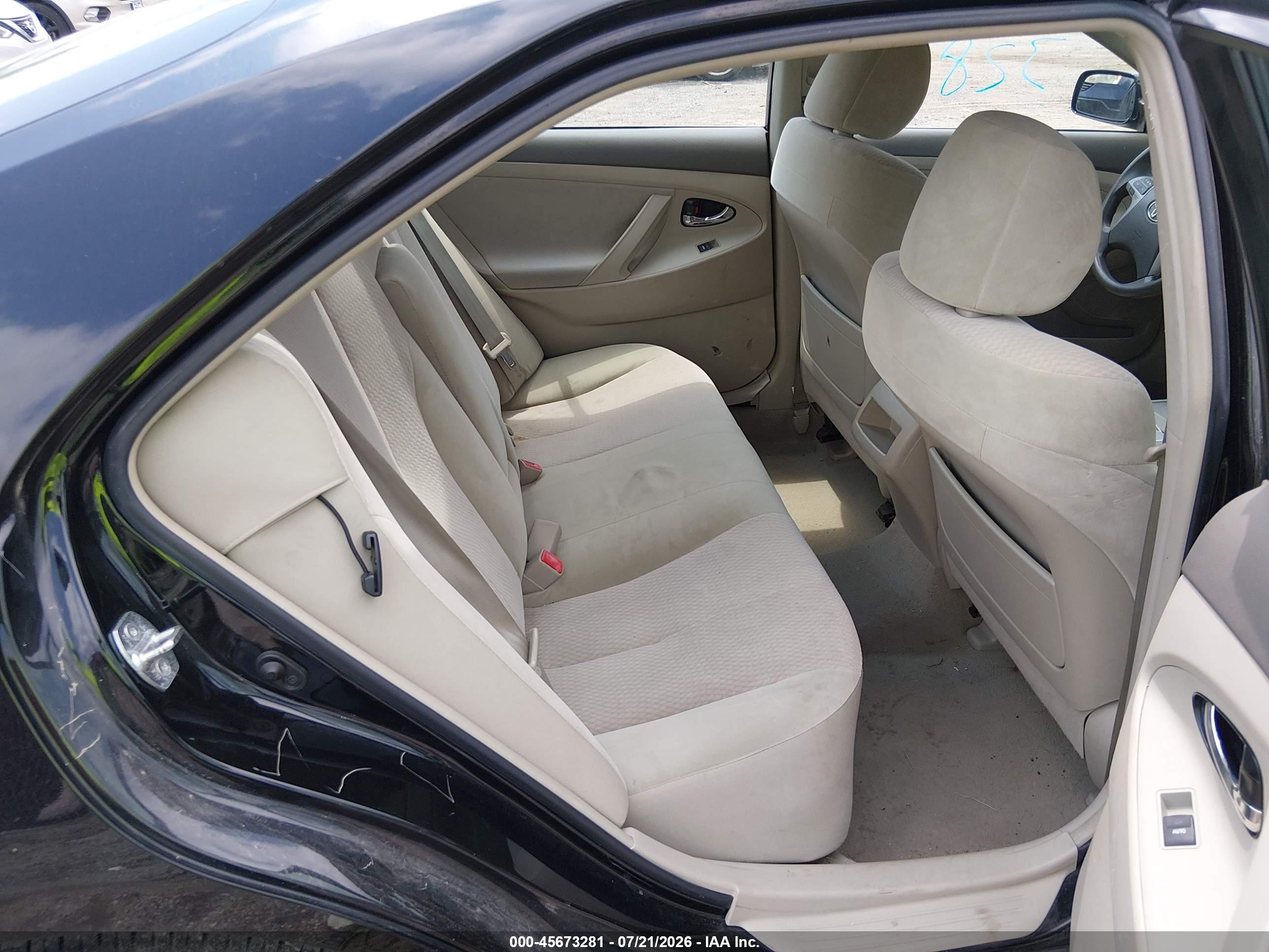2011 Toyota Camry Le Black vin: 4T4BF3EK1BR119255