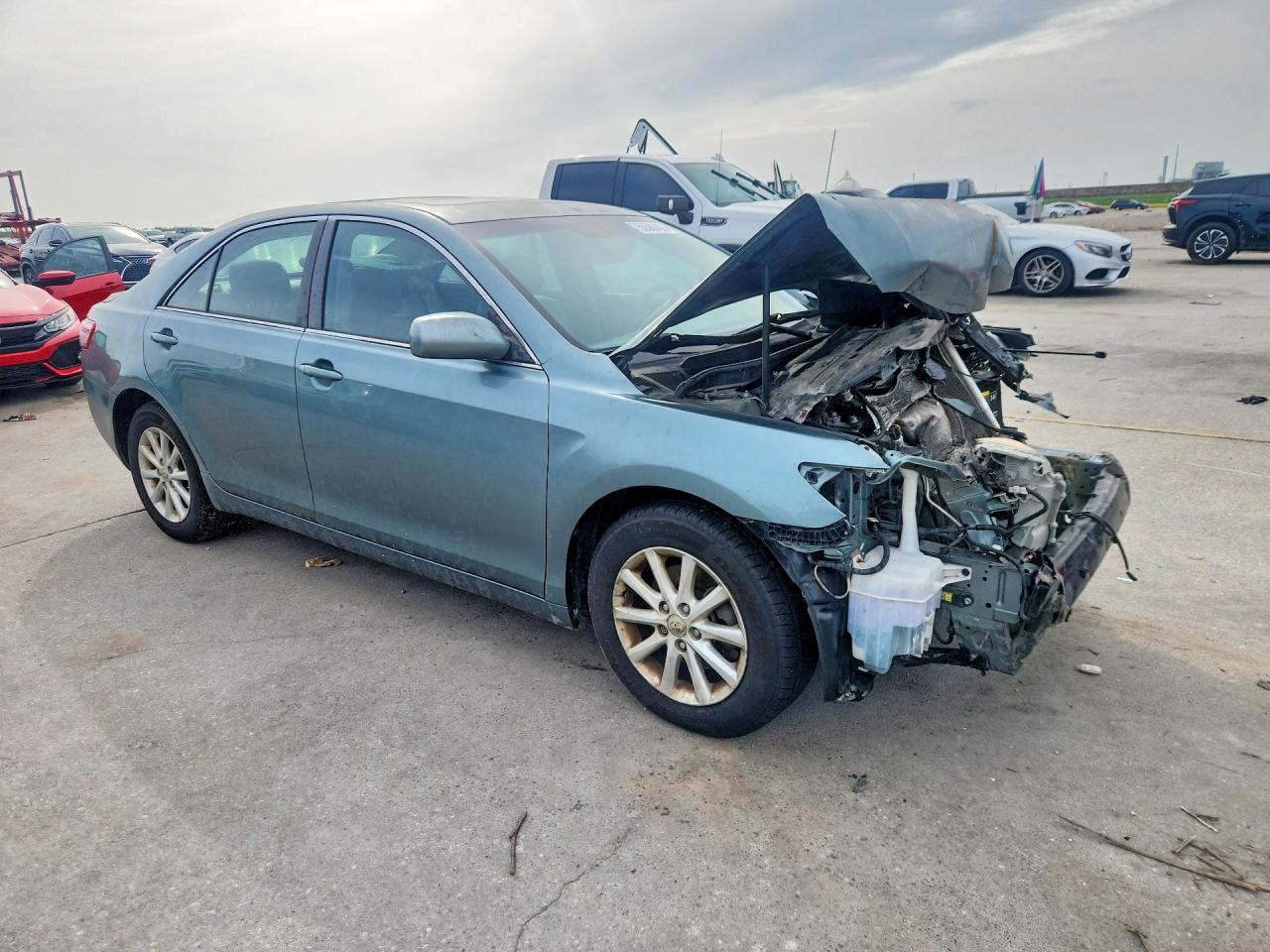 2011 Toyota Camry Xle Turquoise vin: 4T4BF3EK1BR152255