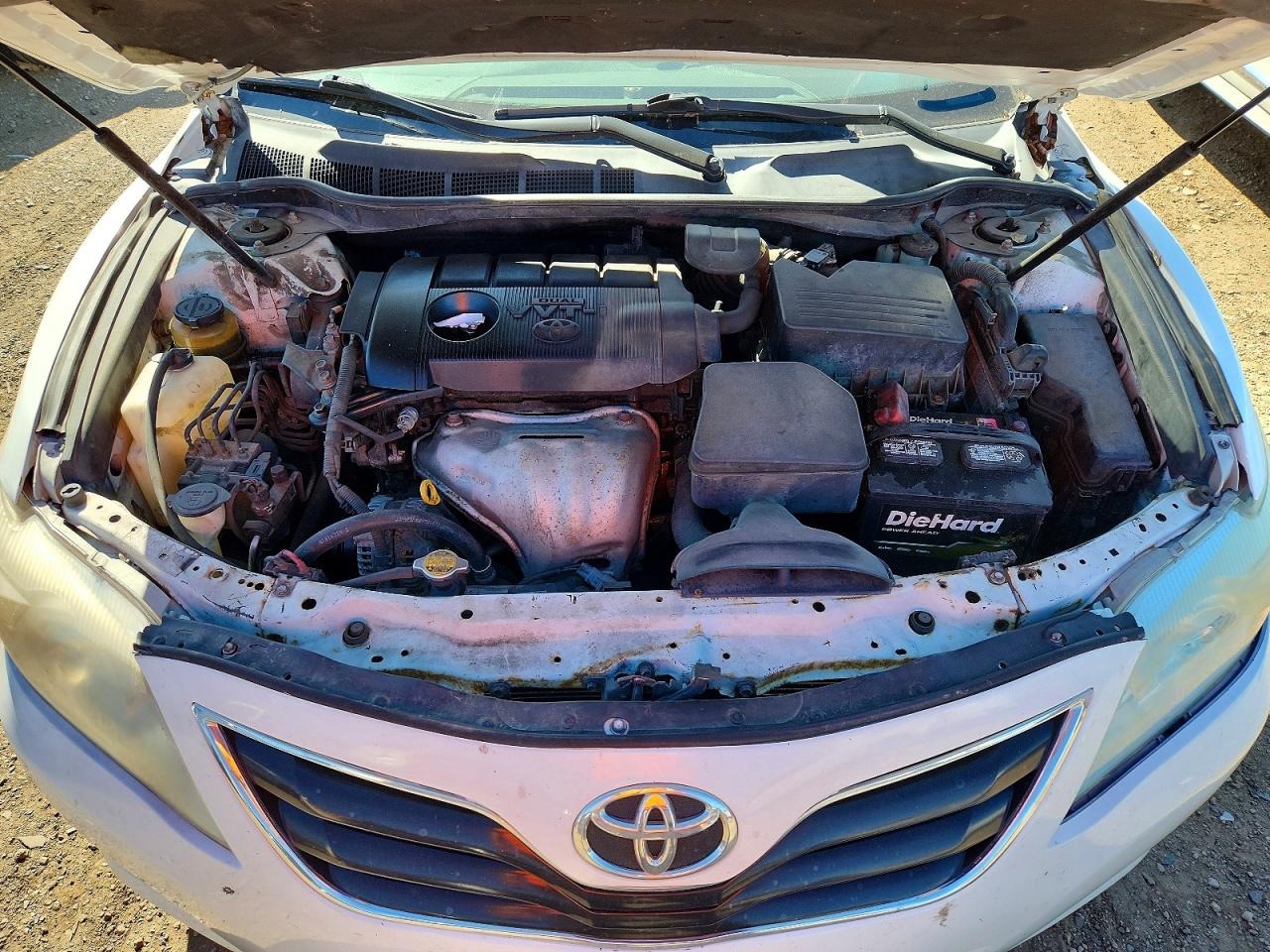 2011 Toyota Camry White vin: 4T4BF3EK1BR201177