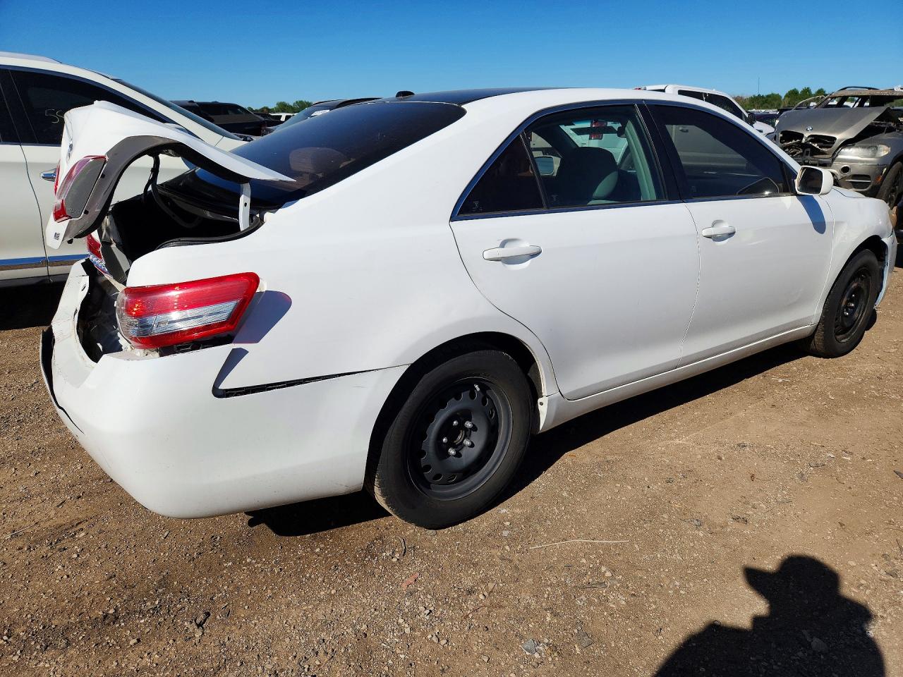 2011 Toyota Camry White vin: 4T4BF3EK1BR201177