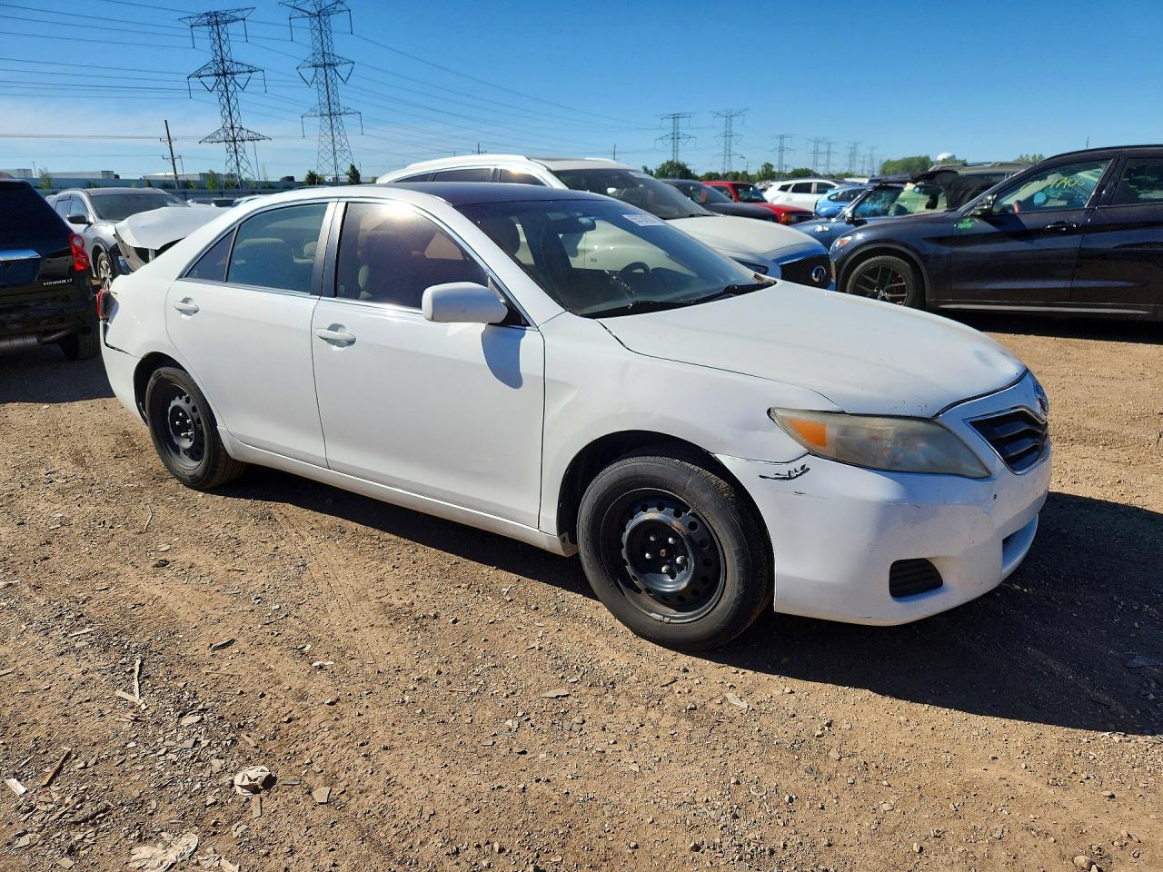 2011 Toyota Camry White vin: 4T4BF3EK1BR201177