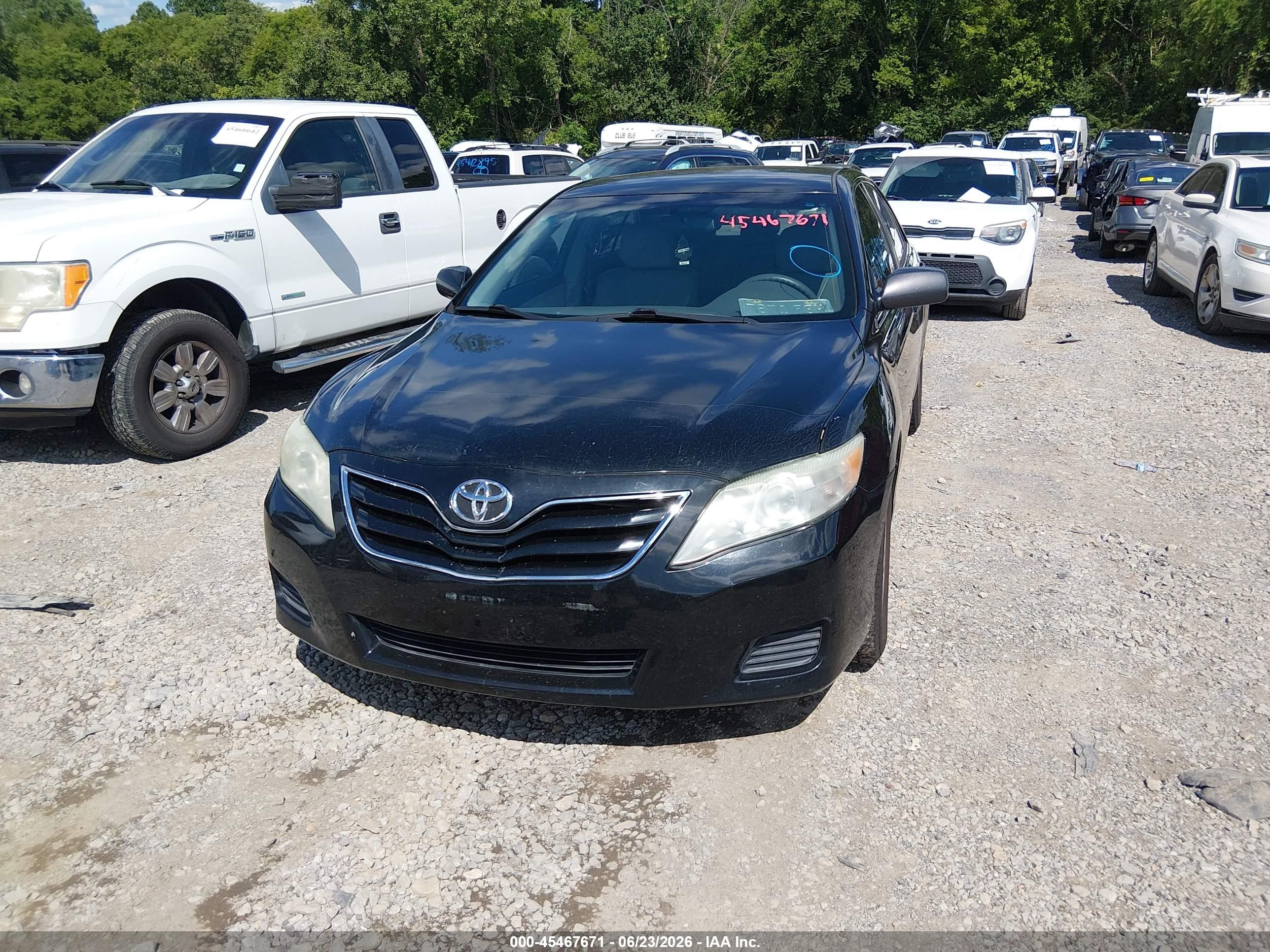 2011 Toyota Camry Le Черный vin: 4T4BF3EK1BR219064