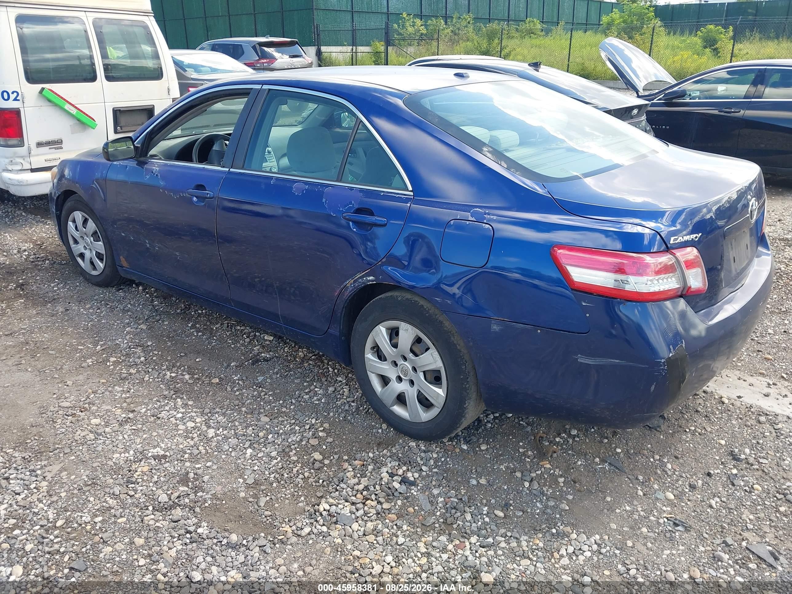 2010 Toyota Camry   Blue vin: 4T4BF3EK2AR008969