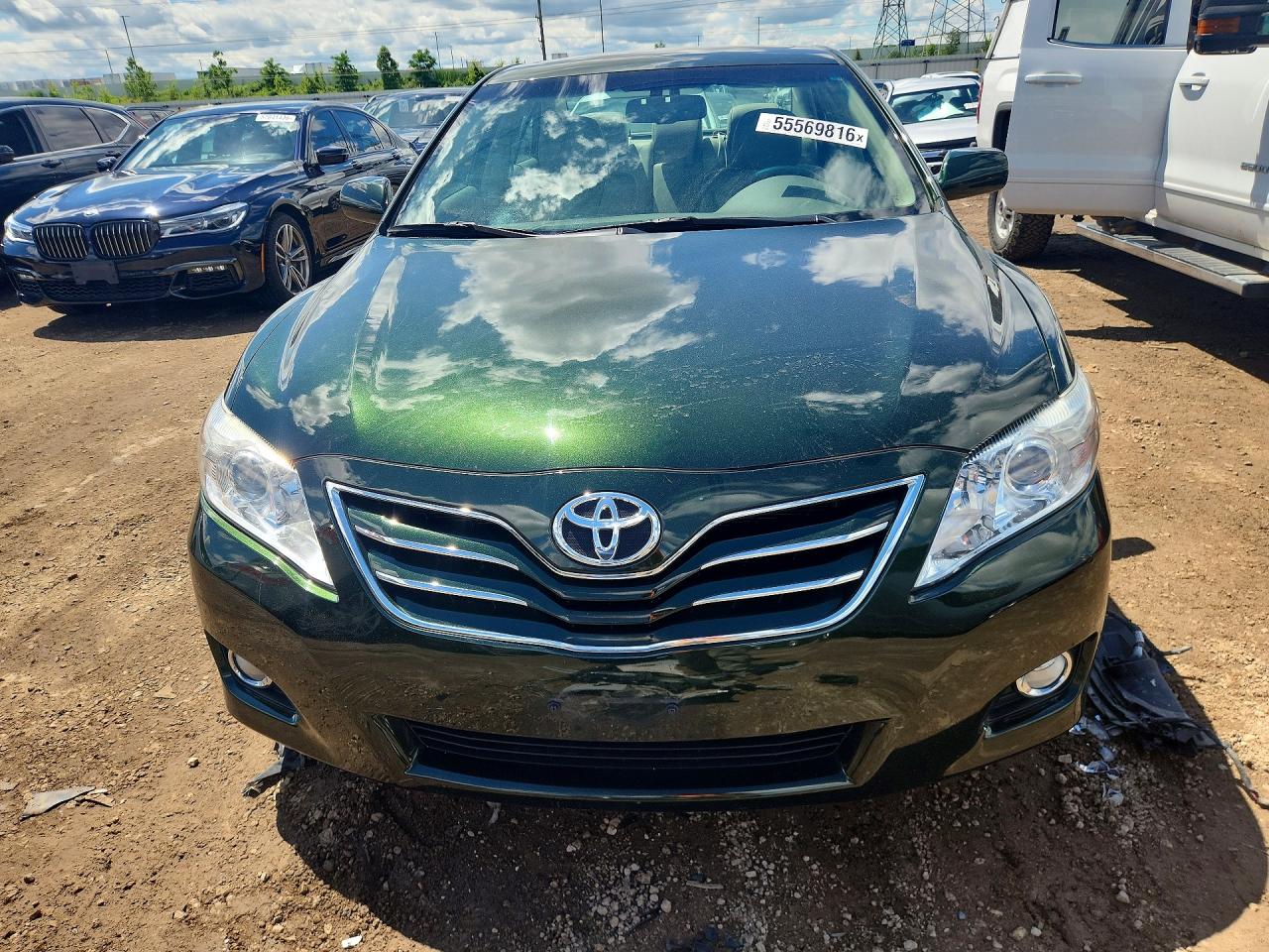 2010 Toyota Camry Xle Green vin: 4T4BF3EK2AR016604