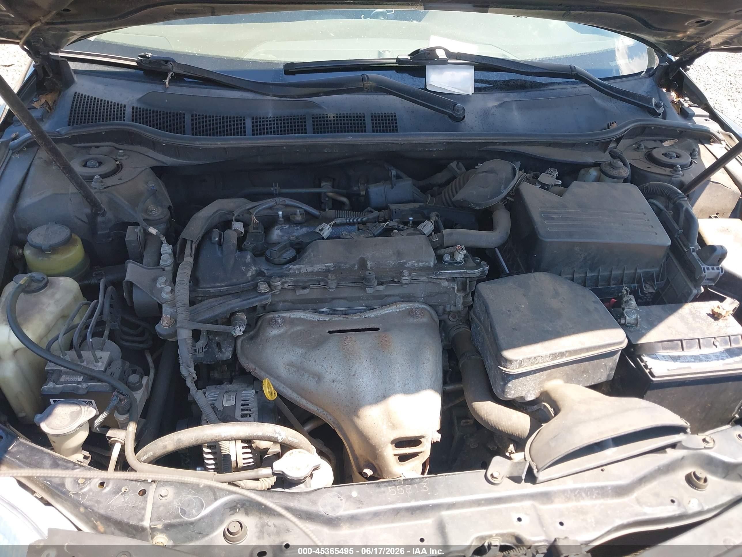 2010 Toyota Camry Le Black vin: 4T4BF3EK2AR017798