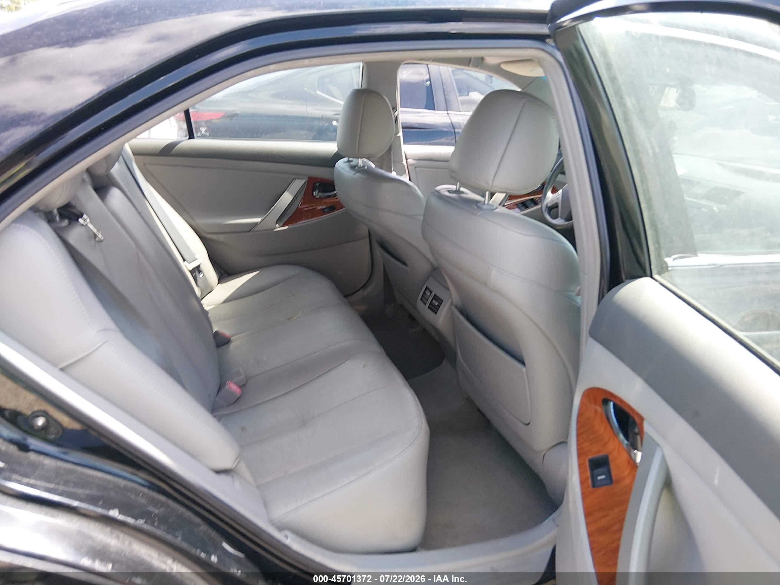 2010 Toyota Camry Xle Black vin: 4T4BF3EK2AR037808