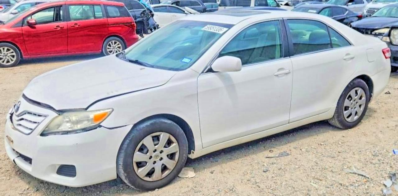 2010 Toyota Camry Le White vin: 4T4BF3EK2AR040160