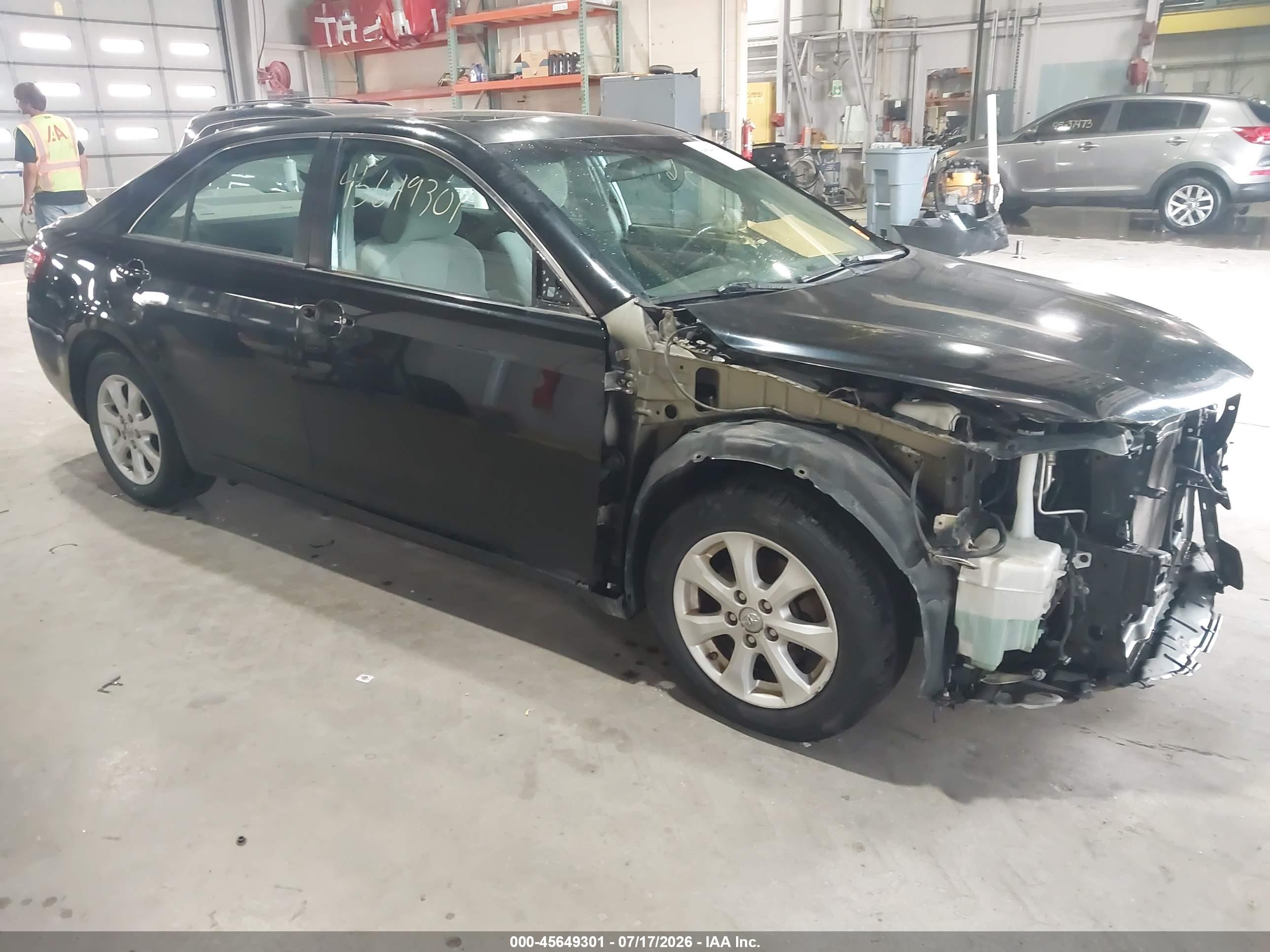 2010 Toyota Camry Le Black vin: 4T4BF3EK2AR070775