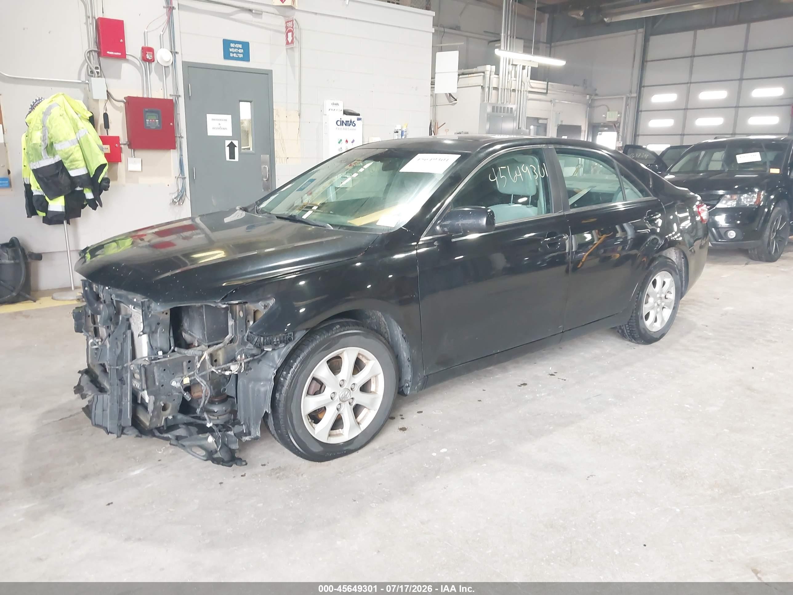 2010 Toyota Camry Le Black vin: 4T4BF3EK2AR070775
