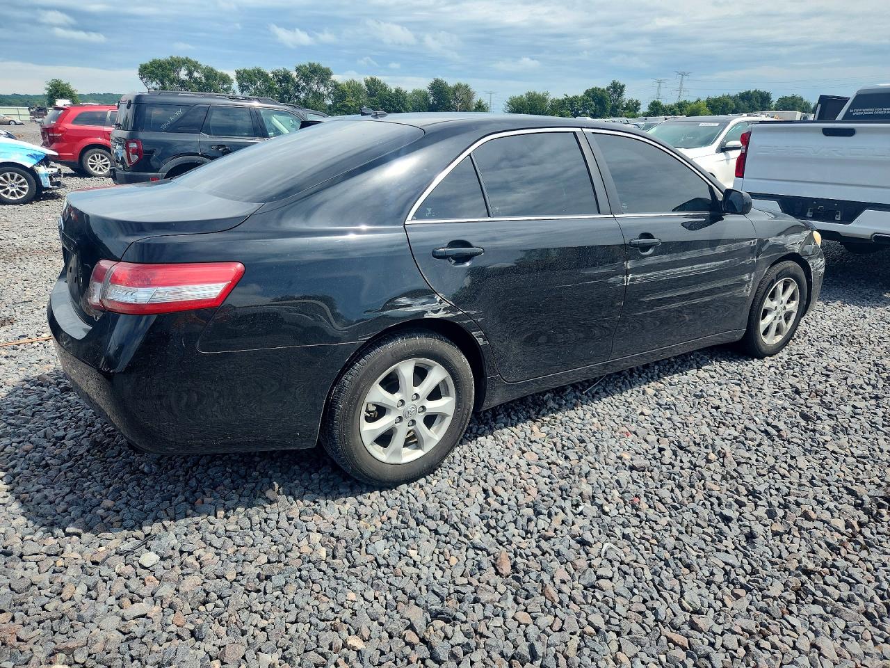 2011 Toyota Camry Le Черный vin: 4T4BF3EK2BR091014