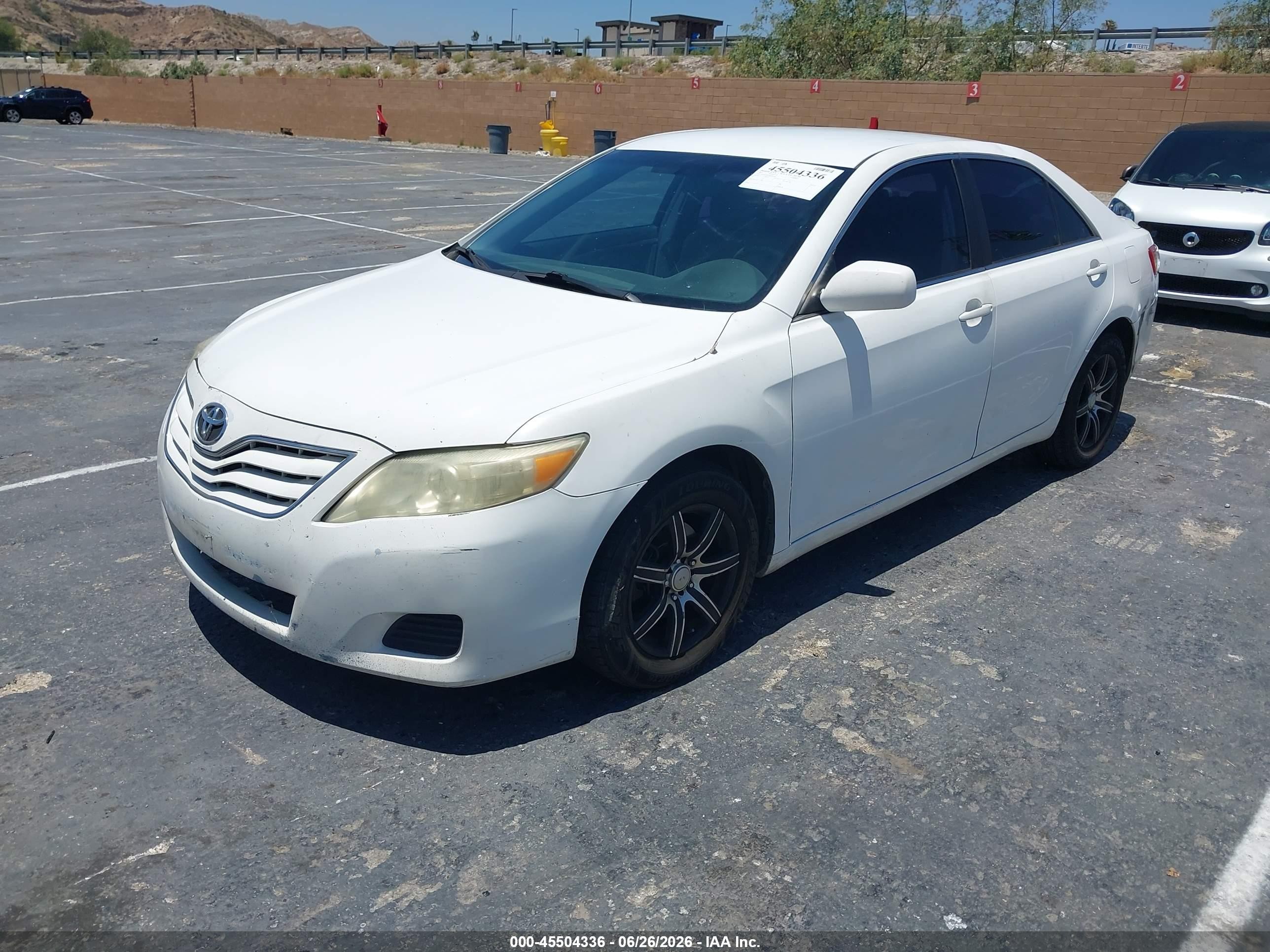2011 Toyota Camry Le White vin: 4T4BF3EK2BR092048