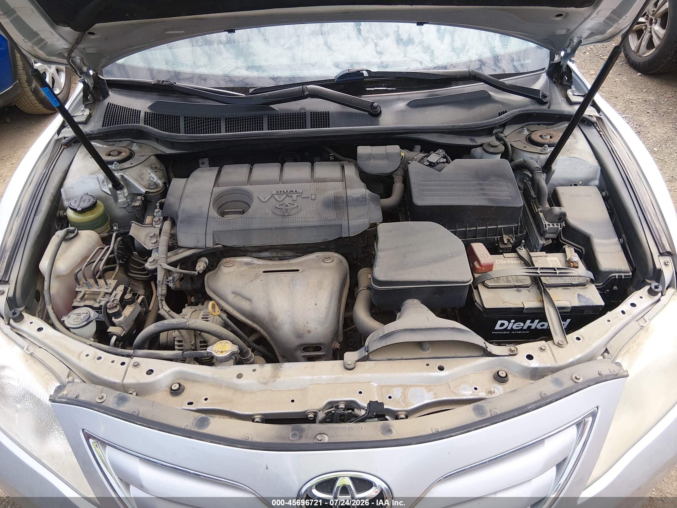 2011 Toyota Camry Le Silver vin: 4T4BF3EK2BR095001