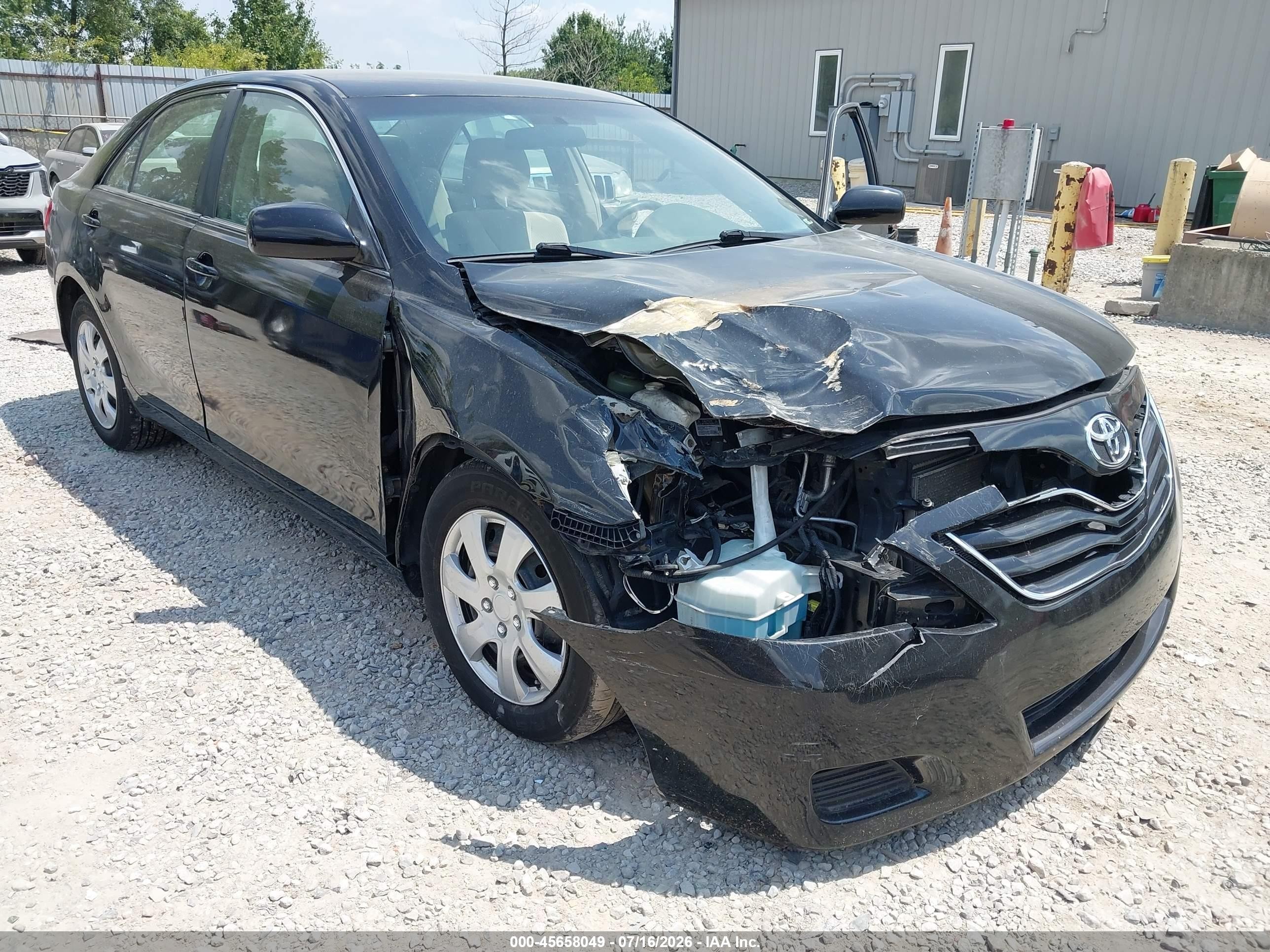 2011 Toyota Camry Le Black vin: 4T4BF3EK2BR106465