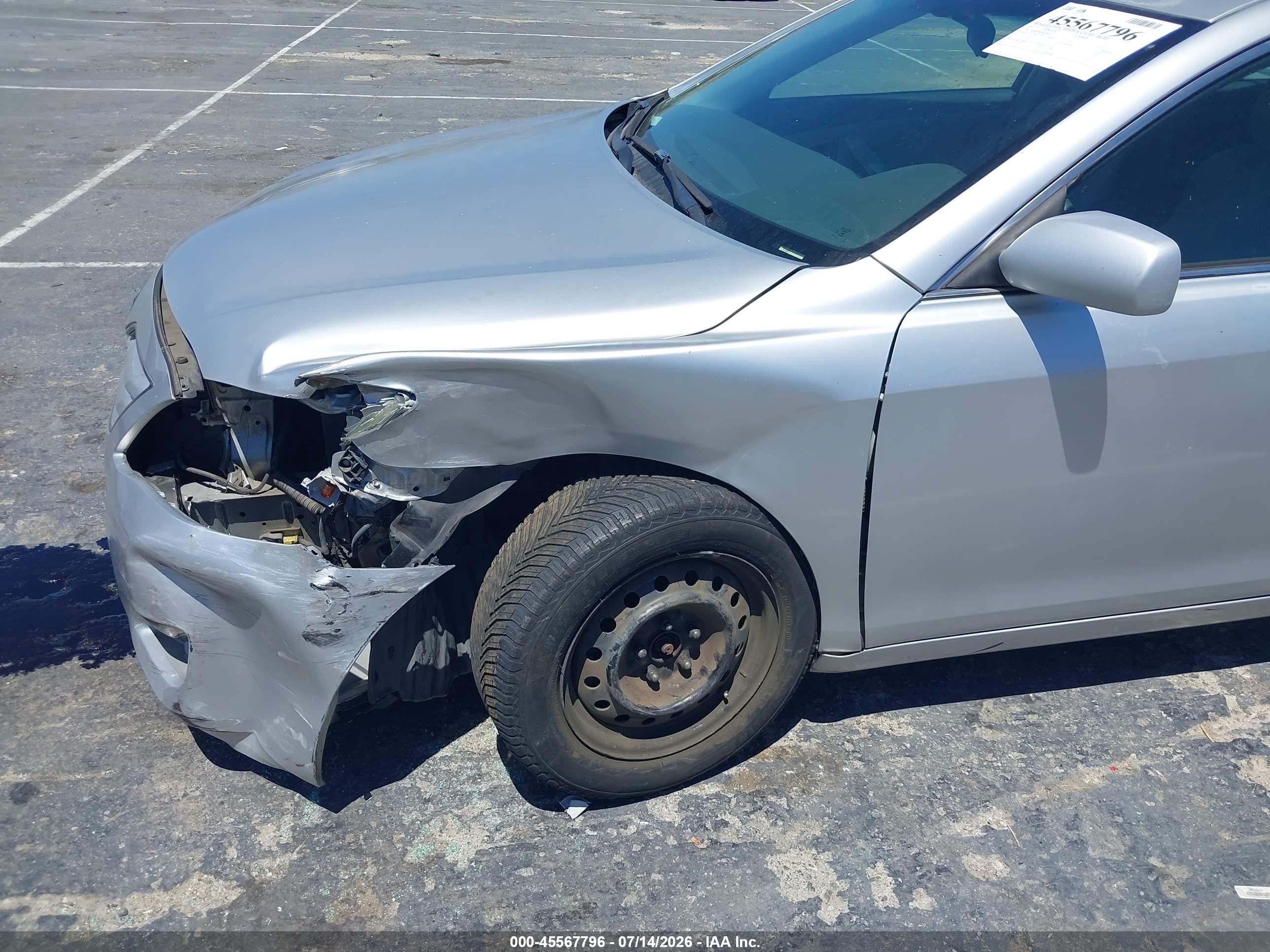 2011 Toyota Camry Le Silver vin: 4T4BF3EK2BR128076