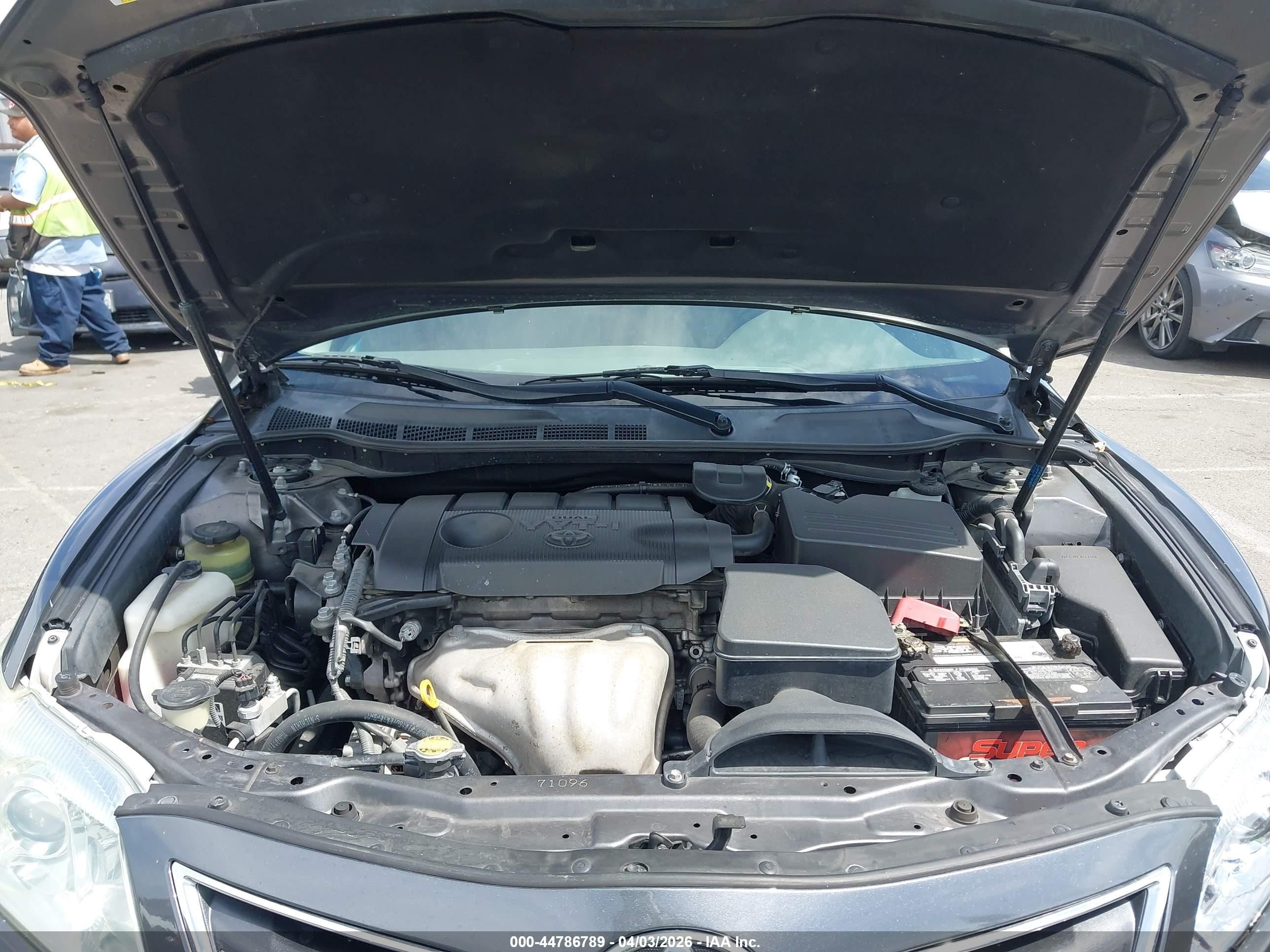 2011 Toyota Camry Xle Gray vin: 4T4BF3EK2BR133049