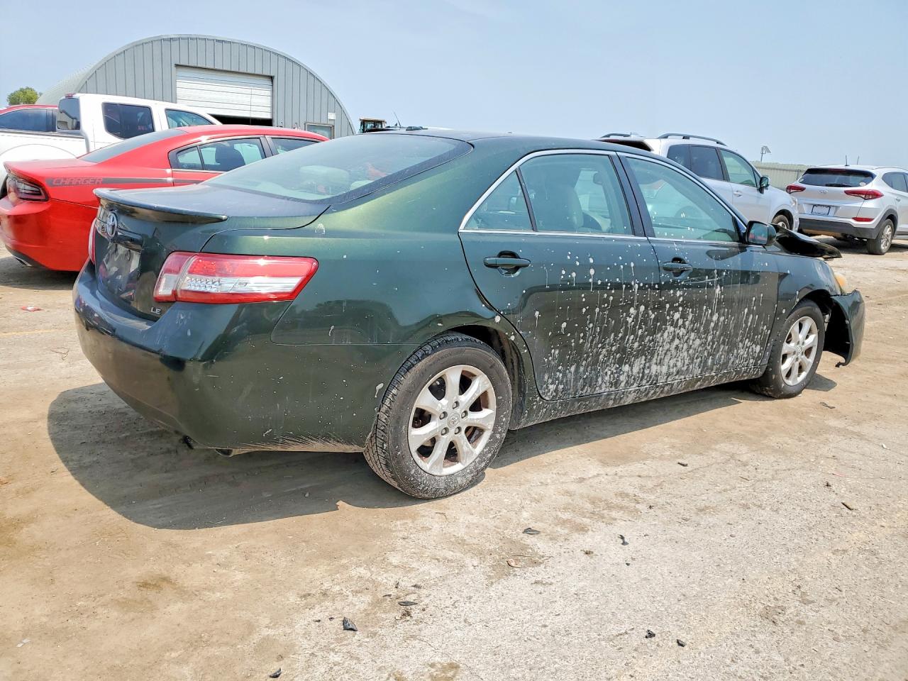 2011 Toyota Camry Le Зеленый vin: 4T4BF3EK2BR134248
