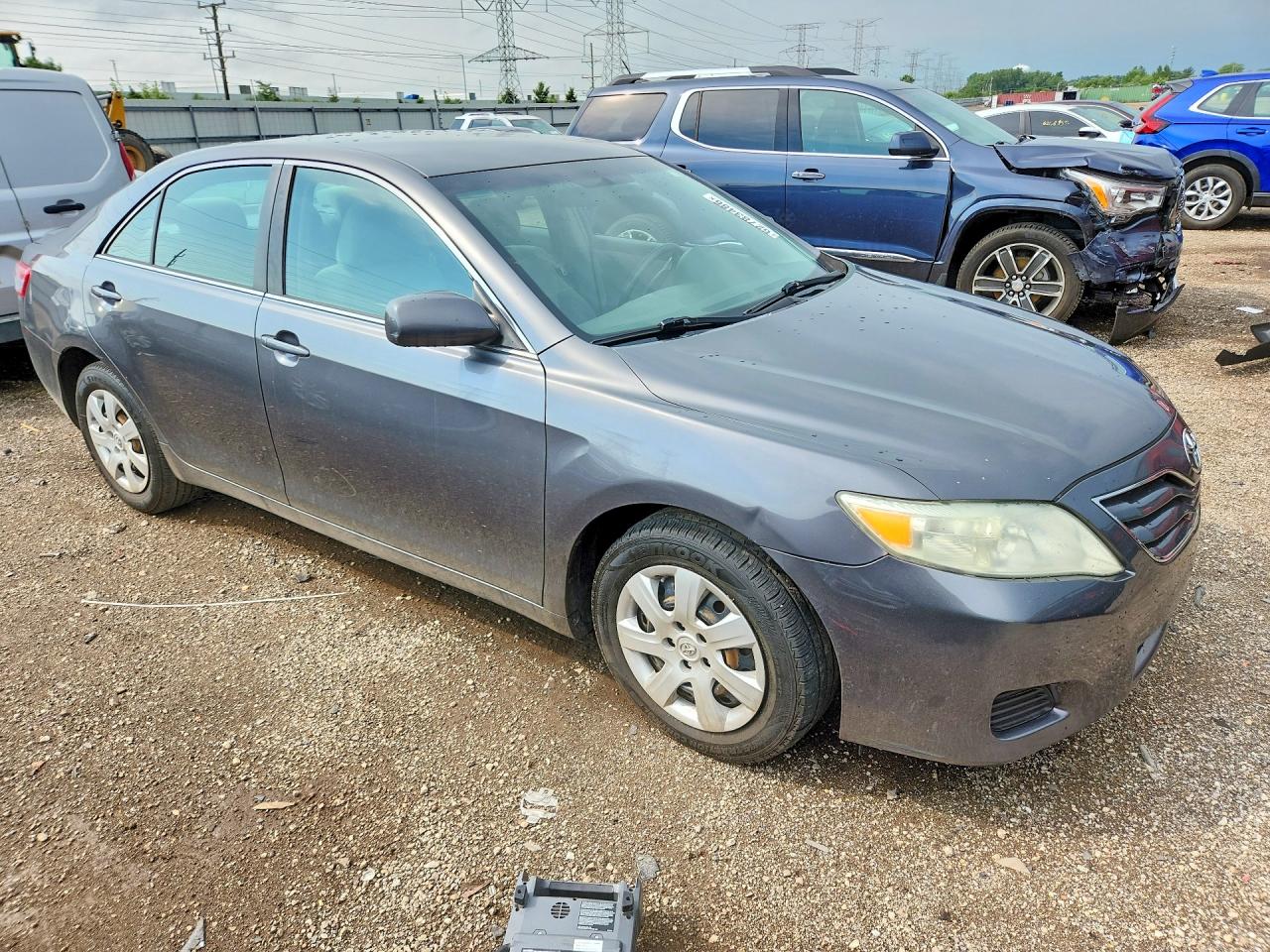 2011 Toyota Camry Le Серый vin: 4T4BF3EK2BR135318