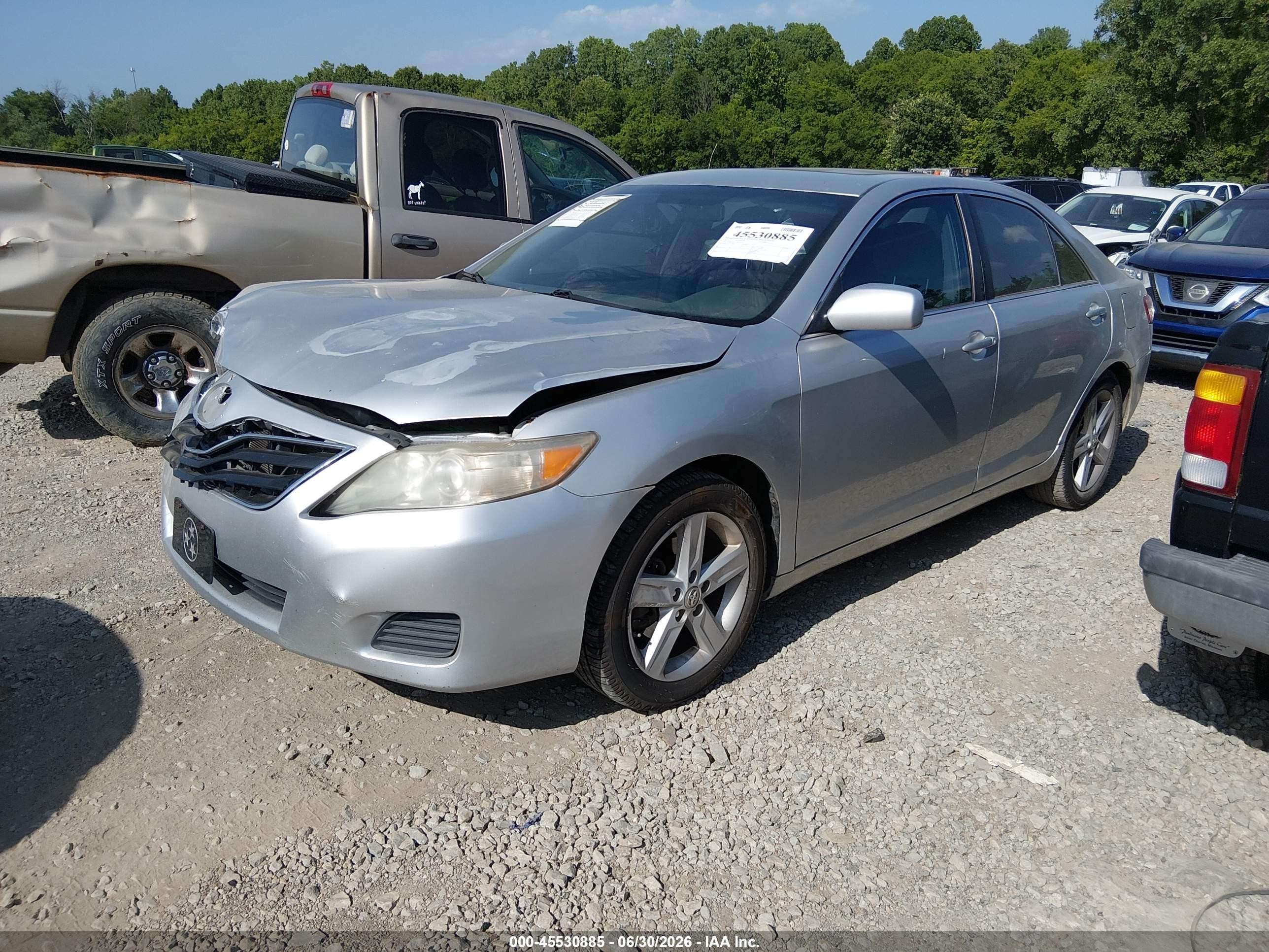 2011 Toyota Camry   Silver vin: 4T4BF3EK2BR145573