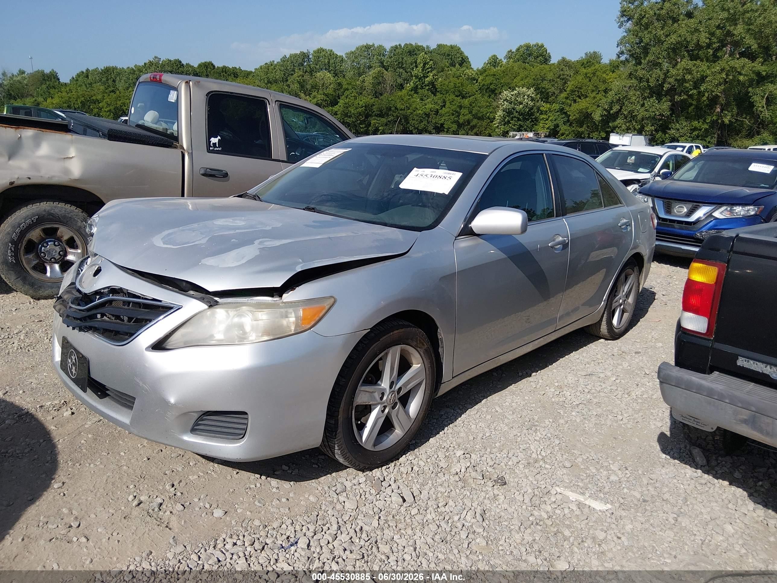 2011 Toyota Camry   Silver vin: 4T4BF3EK2BR145573